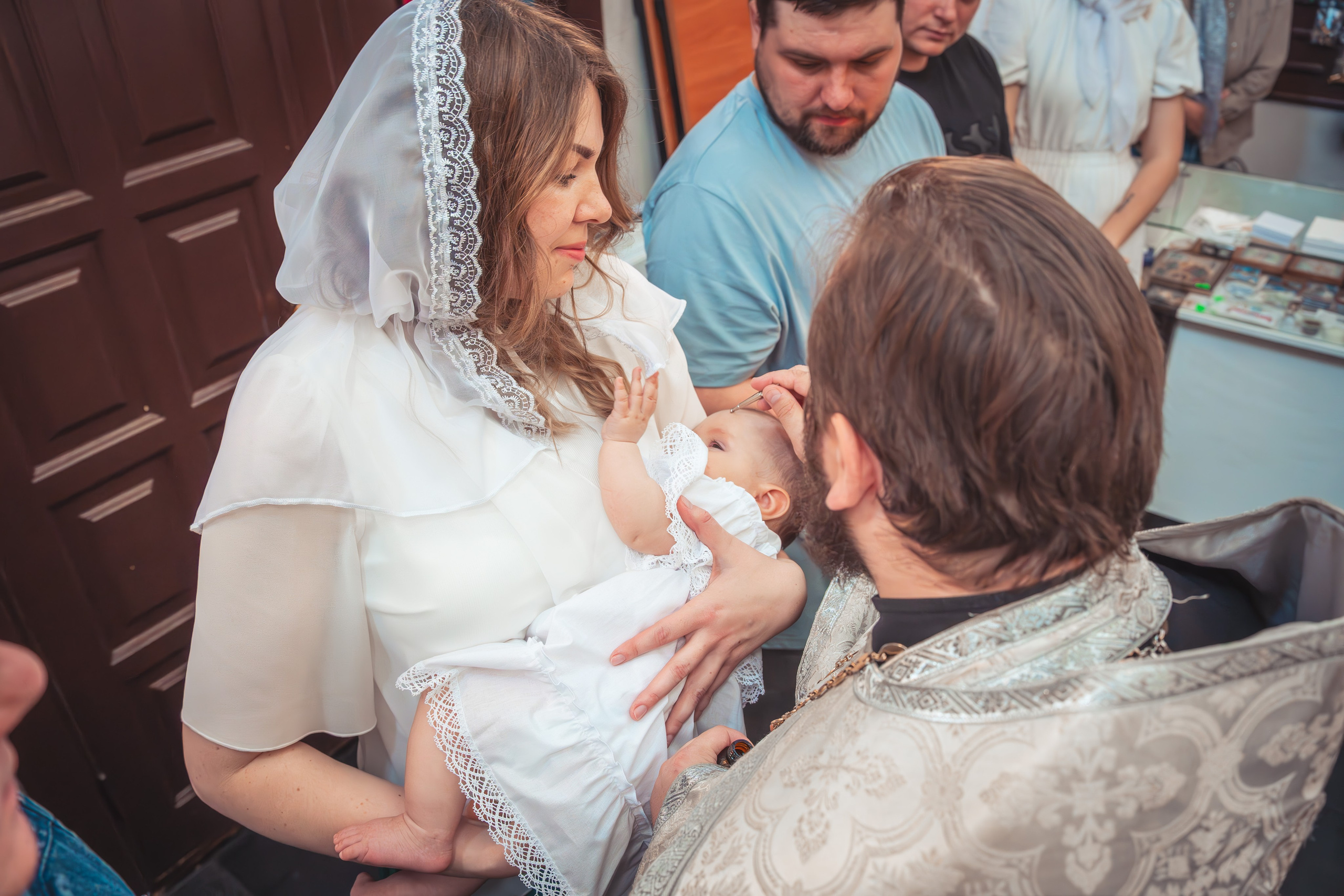 Крещение Анастасии в храме Михаила Тверского. Фотограф Евгений Егоров