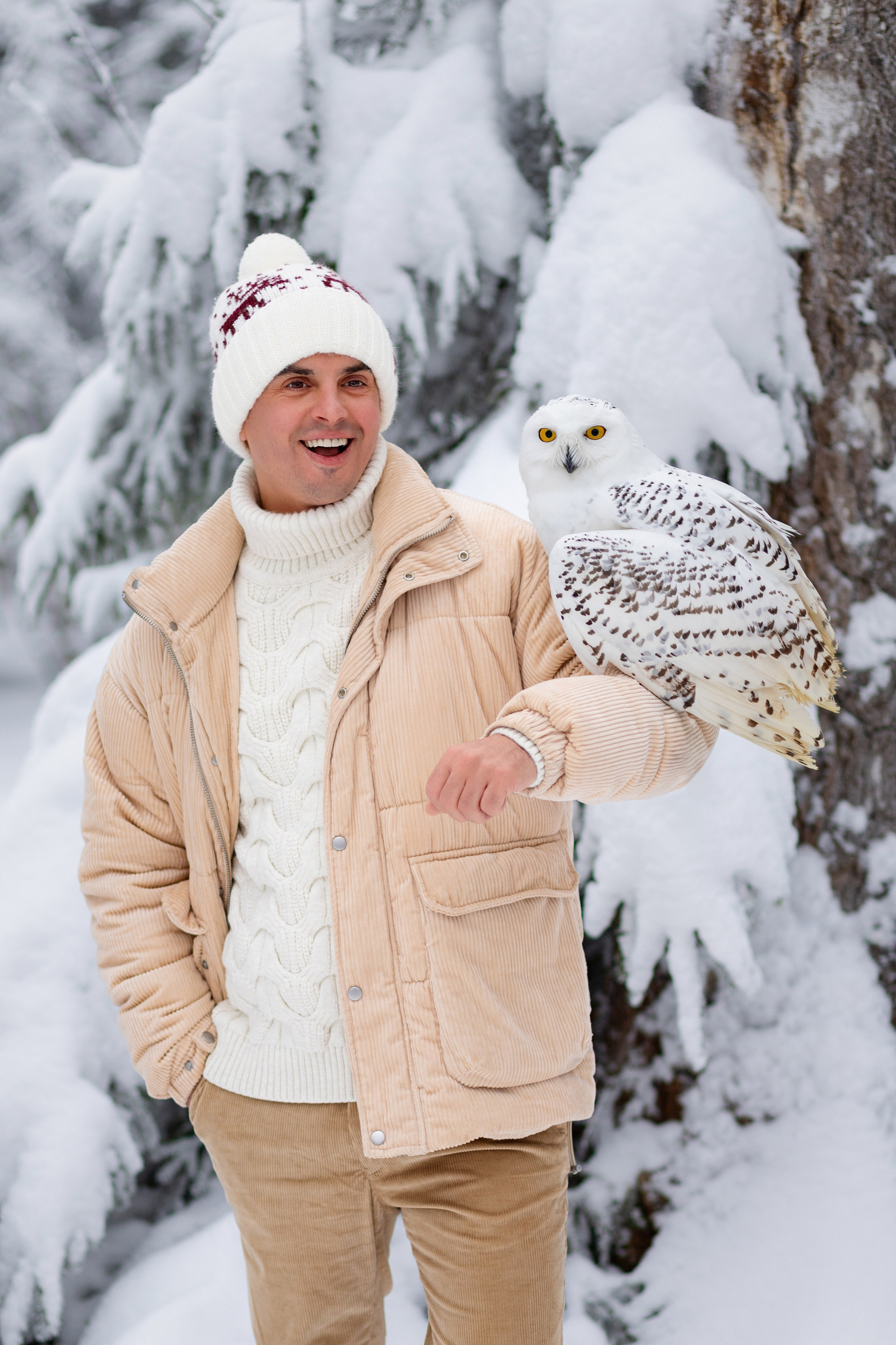 Фотосессия в зимнем лесу для пары. Трубинова Екатерина | Семейный фотограф | Москва