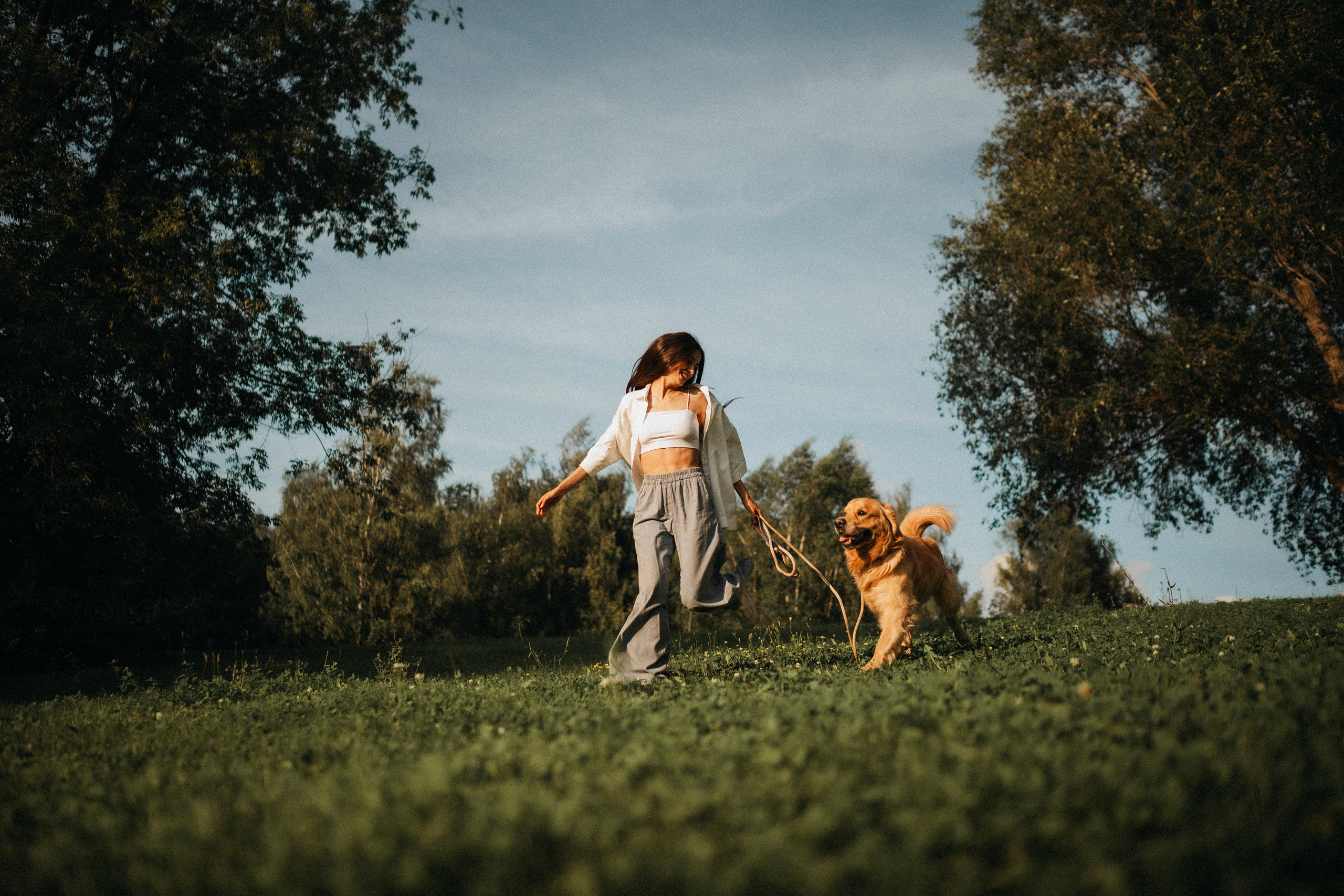 Карина, Саша и Луни. Семейный фотограф анималист Ананьева Мария — Москва