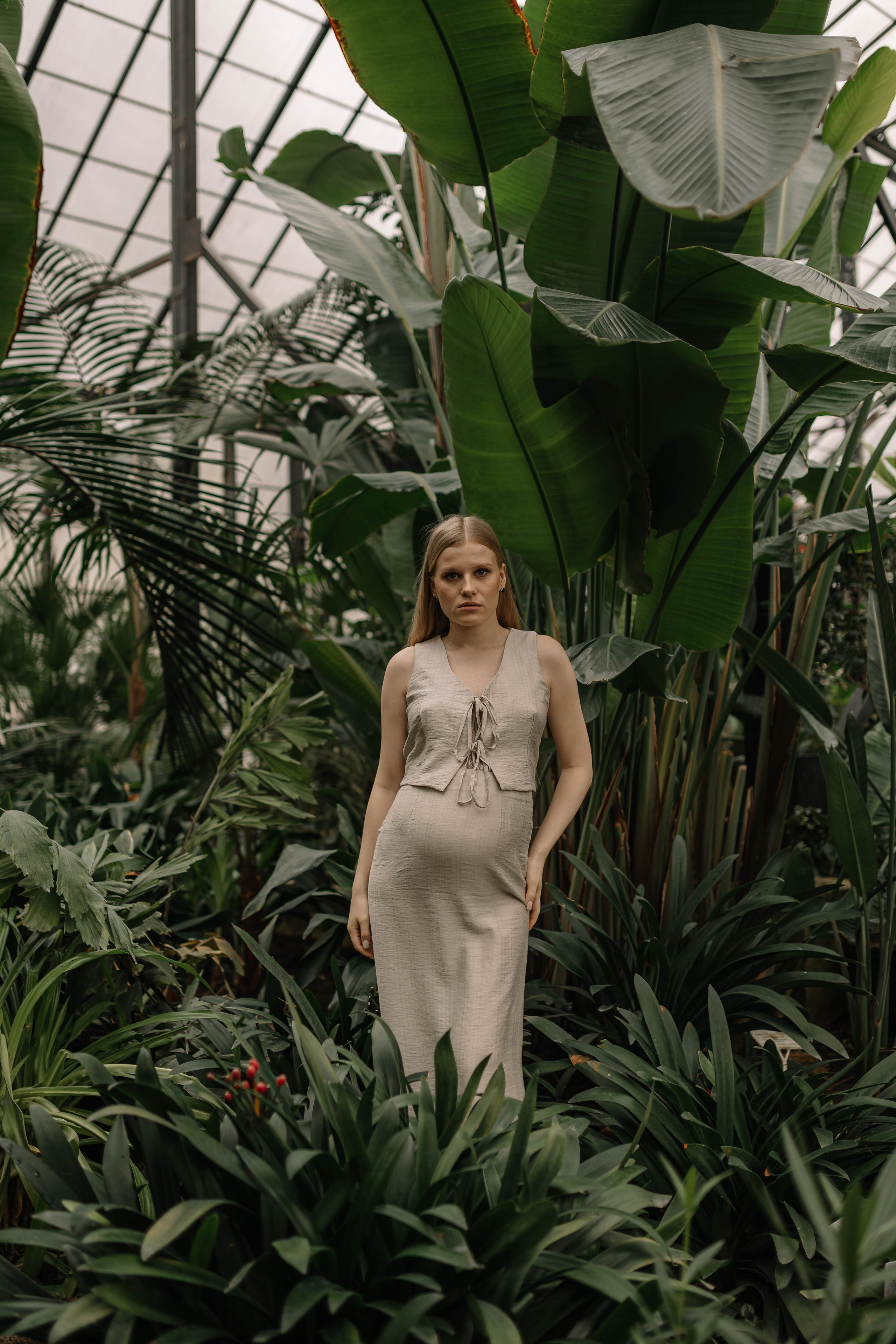 В оранжерее. Фотограф Александра Кузнецова