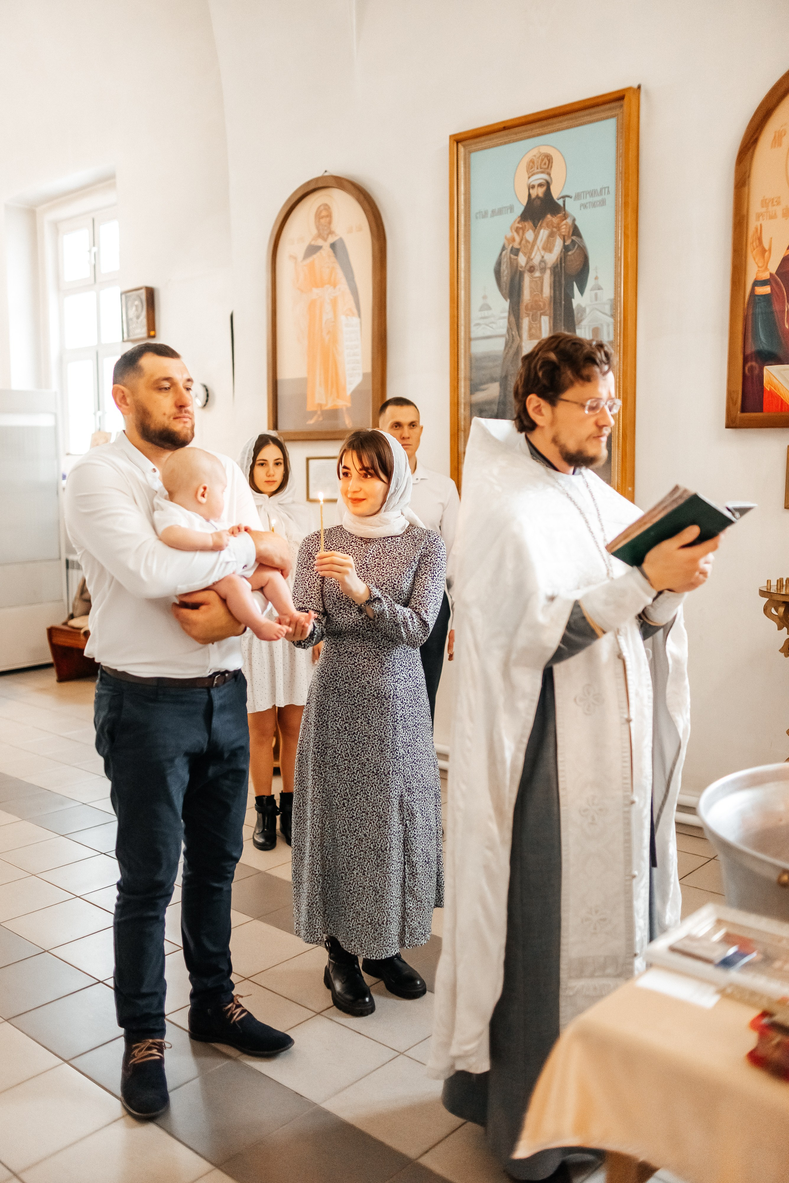 Крещение в церкви Николая Чудотворца в Ново-Талицах. Фотограф Иваново | Москва | Ирина Коптилина