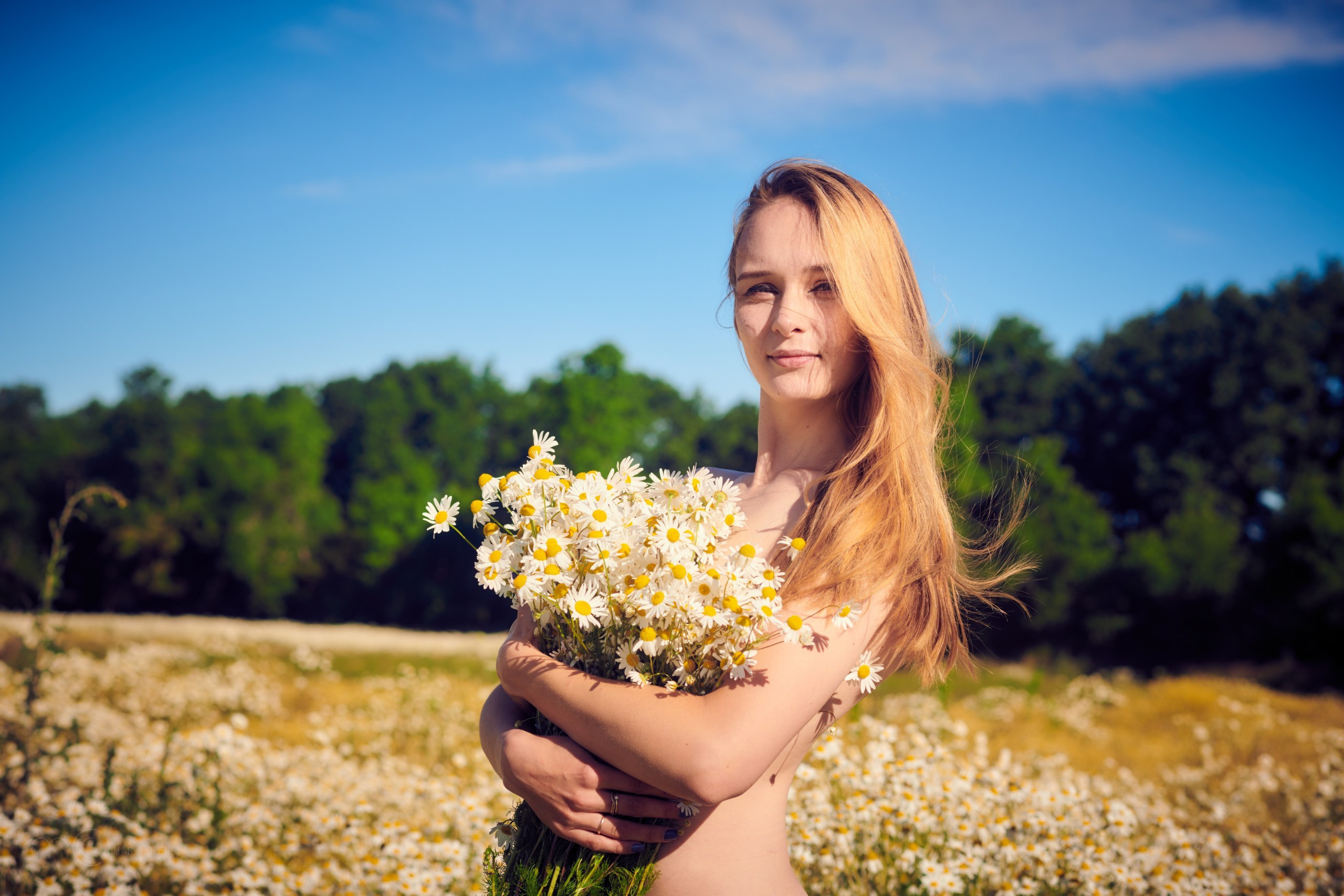 В ромашках. Фотограф Мария Оленева