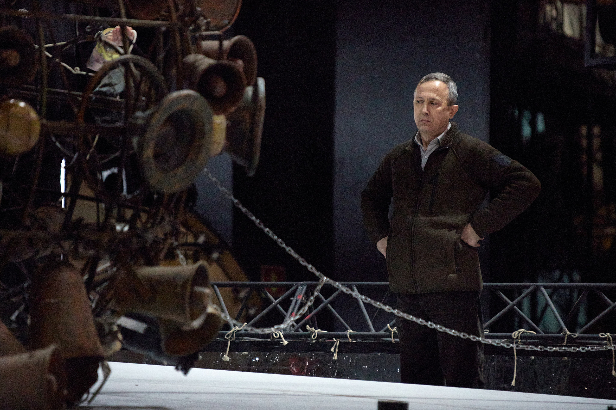 Монтаж спектакля Двойник. Фотограф Юлия Маринина