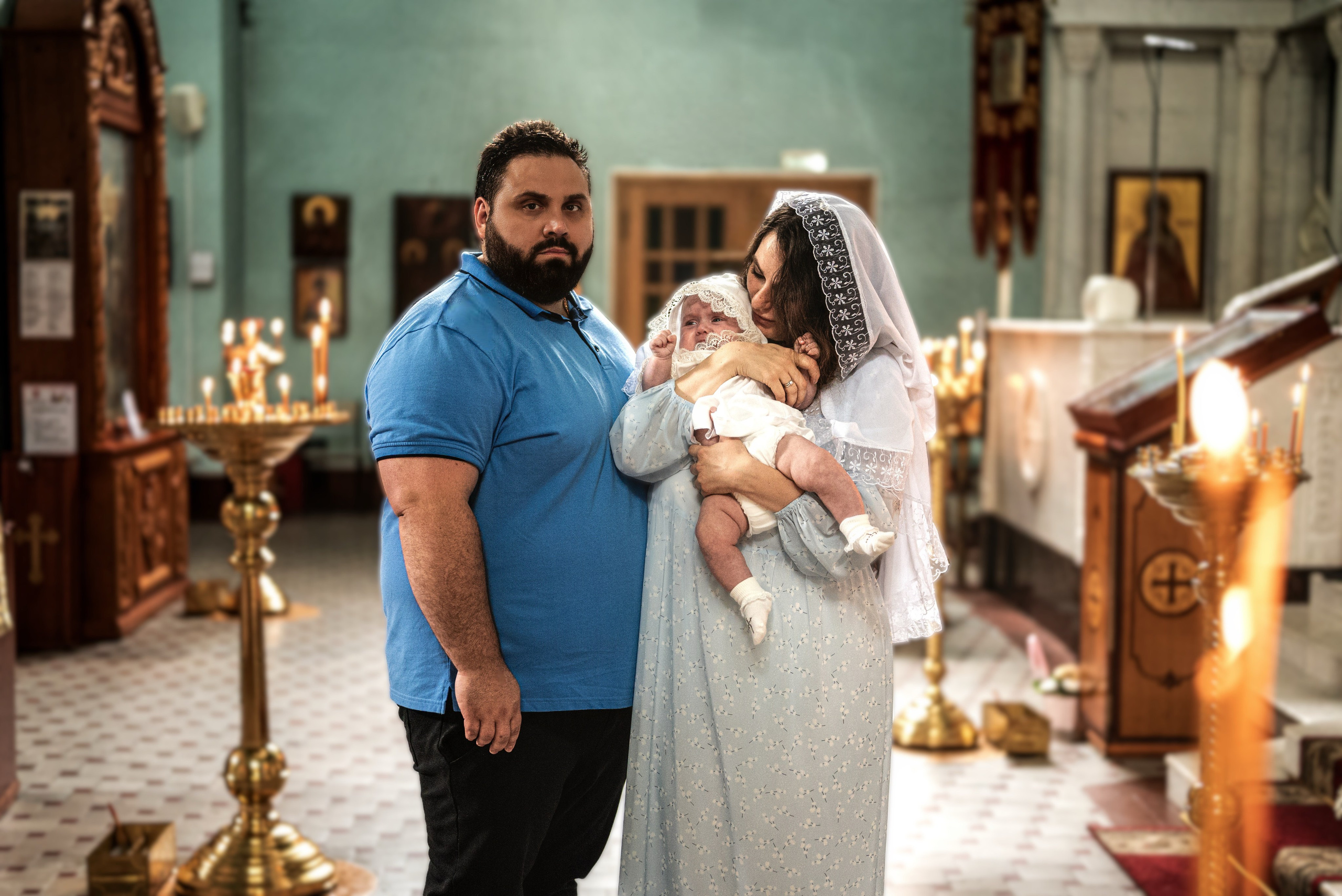 Крещение Анна. Семейный и детский фотограф Москва