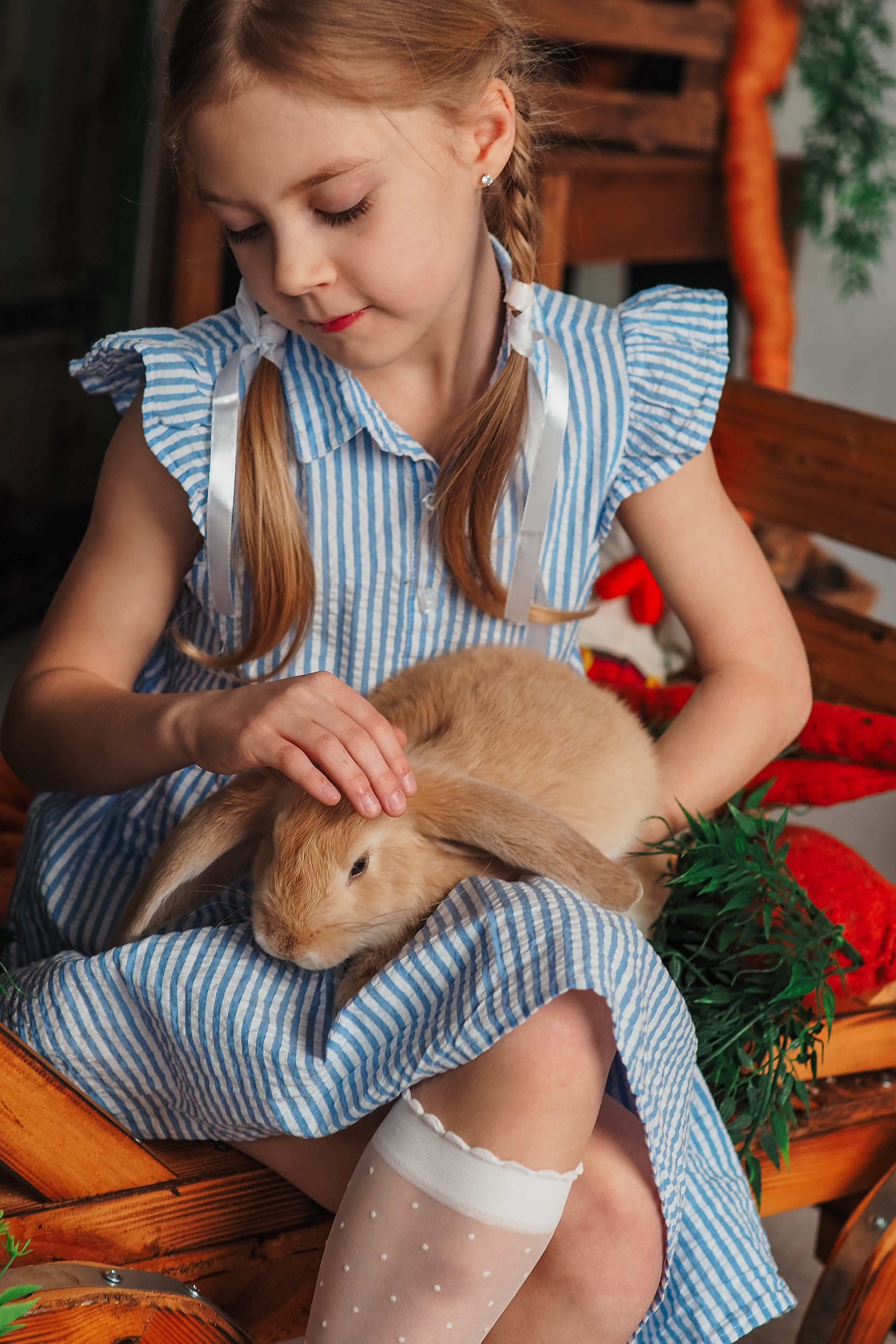 Пасхальные кролики. Портретный фотограф Павлова Светлана / Брянск /