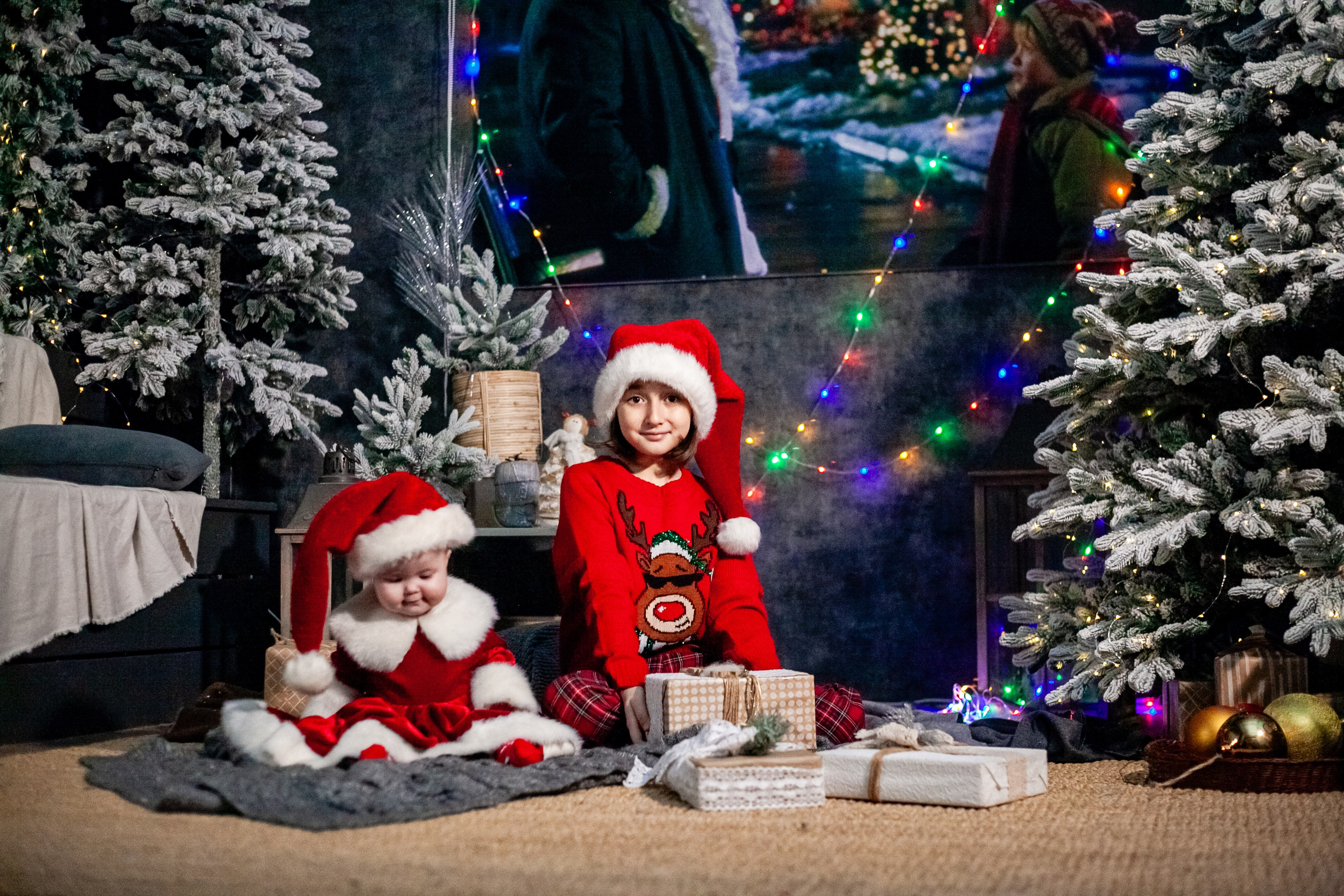 Ульяна и ее семья новый год 2024. Свадебный и семейный фотограф в Армавире