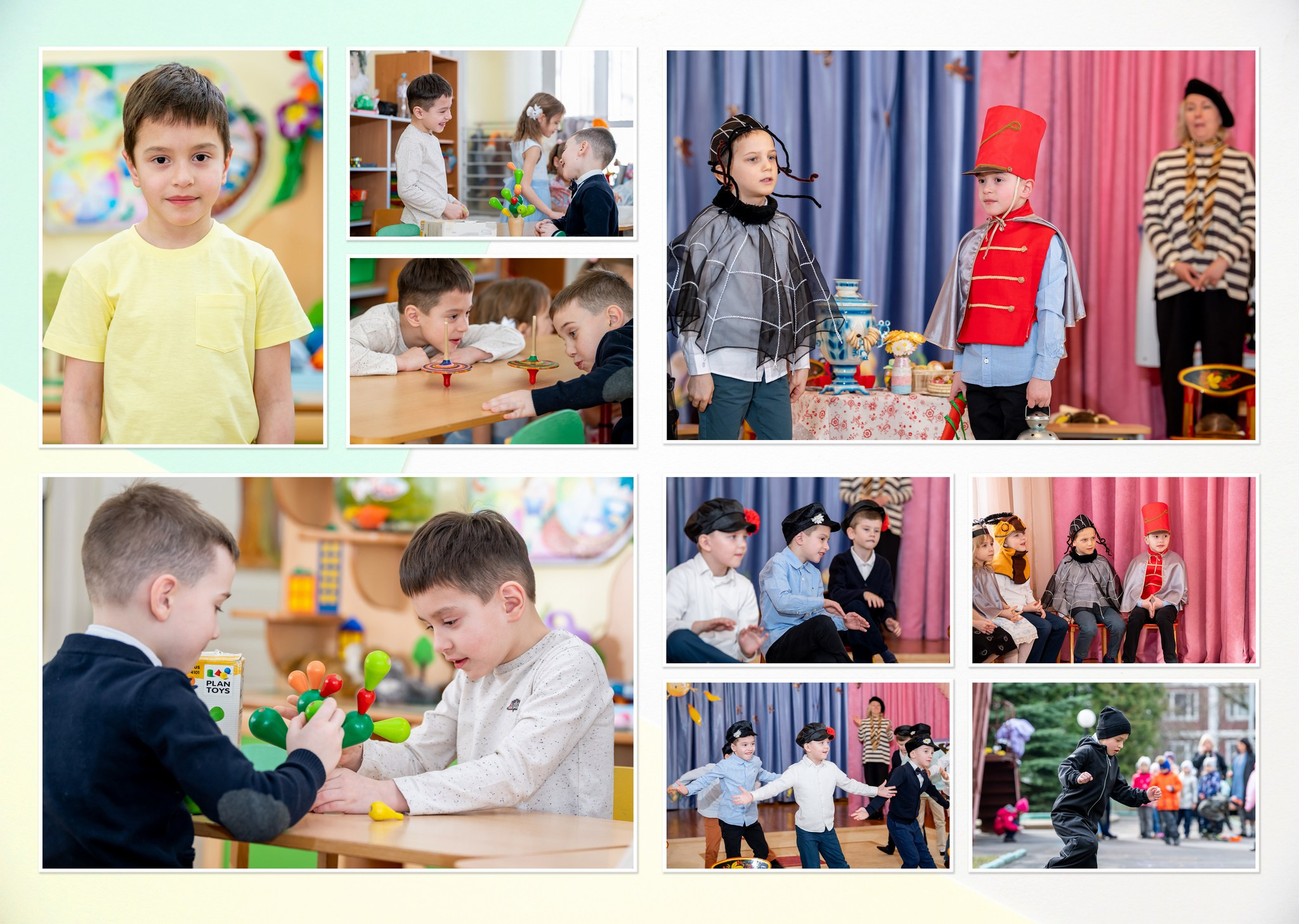 Альбом Стандарт А4 5 разворотов для детского сада. Профессиональная репортажная фотосъёмка, создание выпускных альбомов