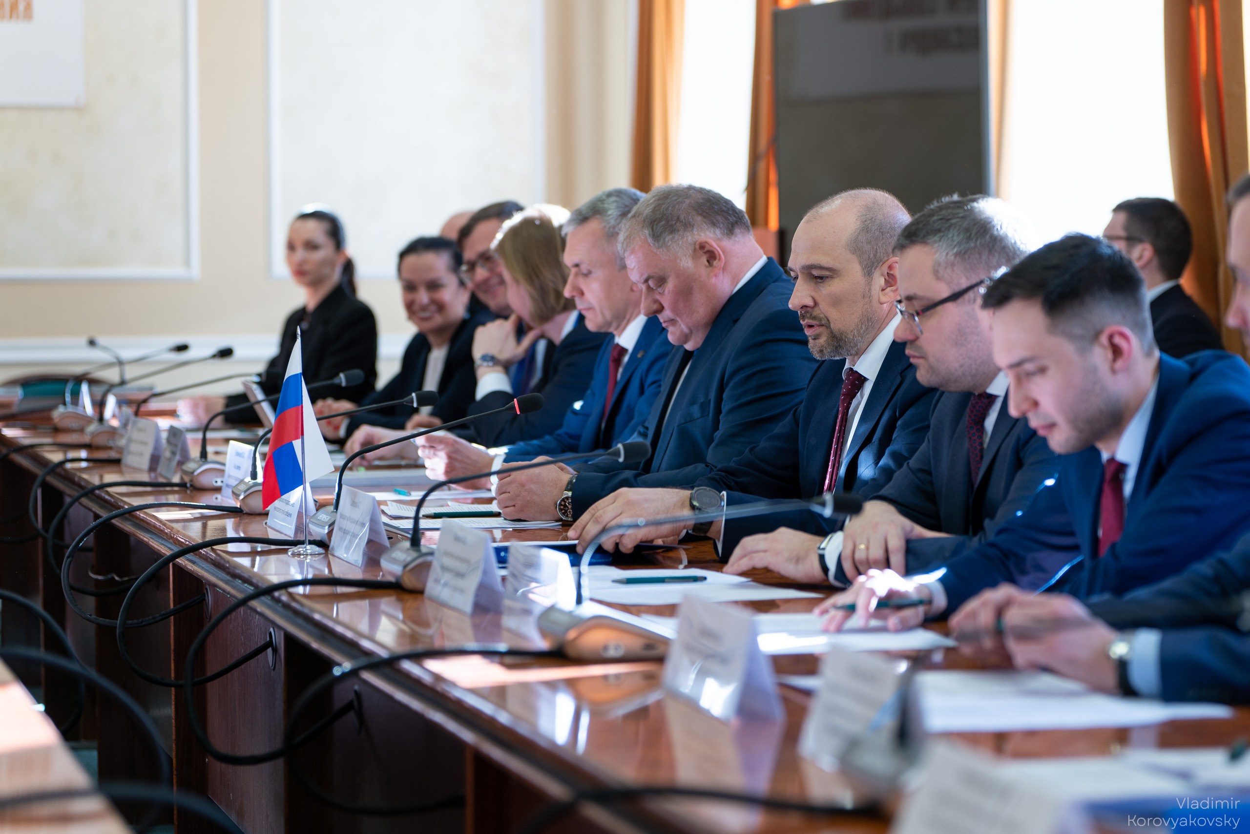 Совещание руководства ПГУПС с Делегациями Исполнительного агентства Правительства Монголии и делегацией АО «УБЖД». Фотограф Владимир Коровяковский