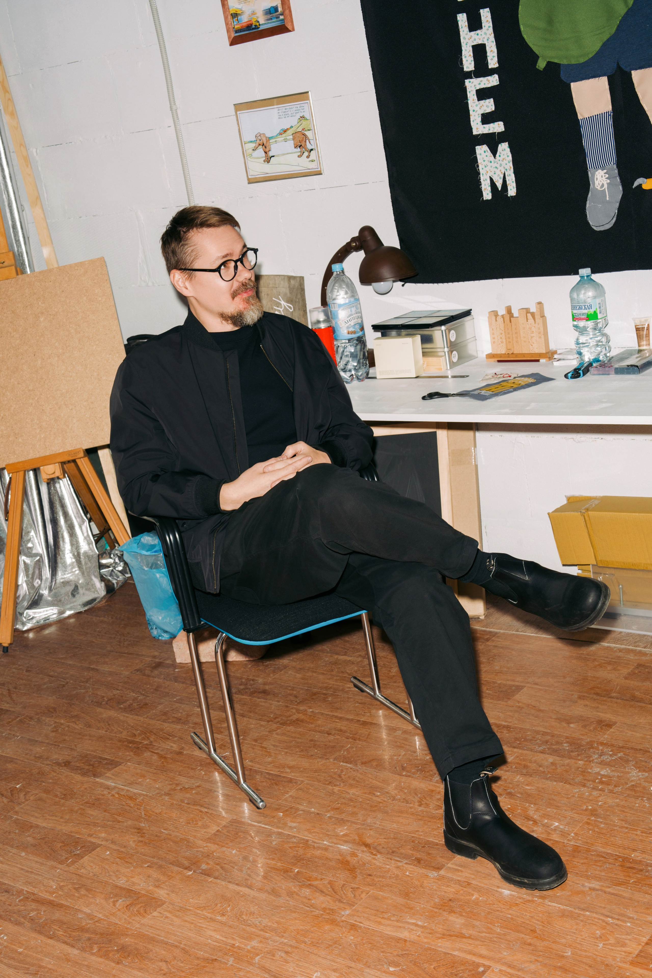 Художник Саша Браулов. Фотограф Евгений Иванов