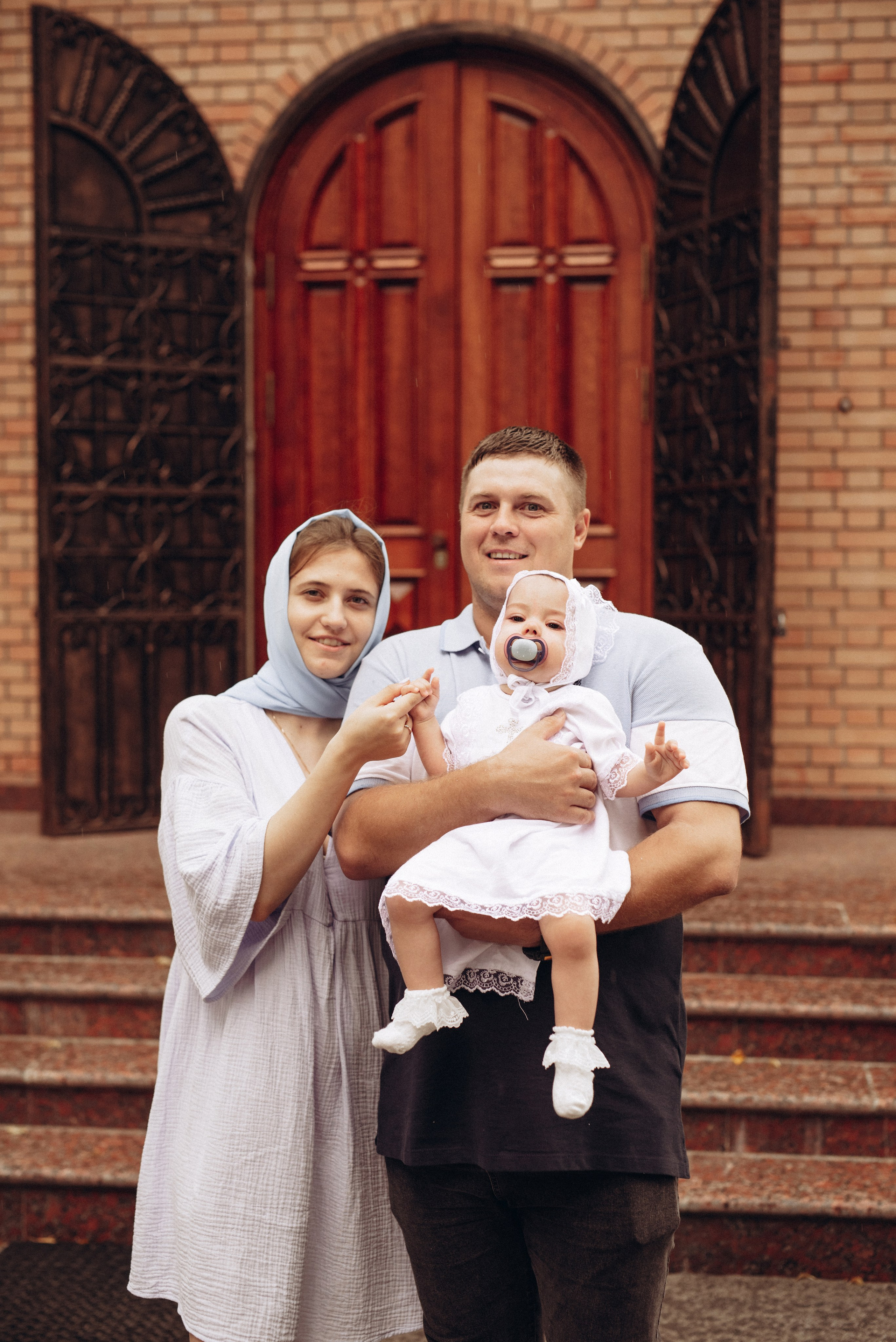 Крещение Ксении и Елизаветы. Фотограф новорождённых и семейный фотограф в Иваново Любовь Капранова