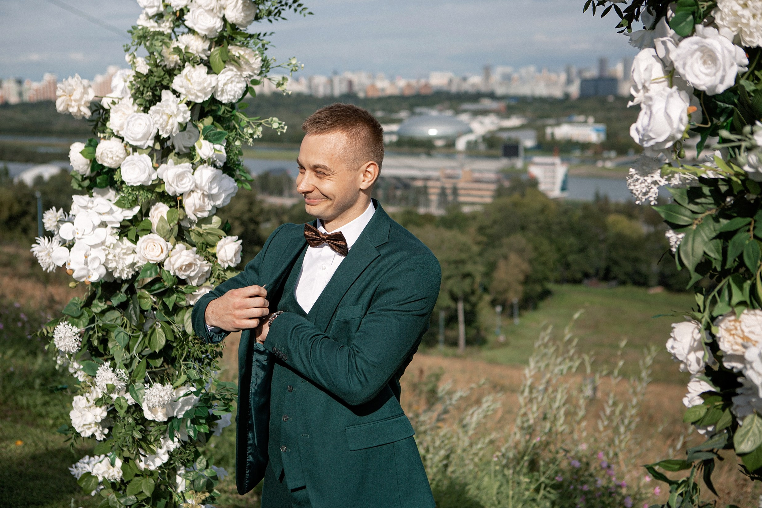 Свадьба на природе. Свадебный и портретный фотограф Москва