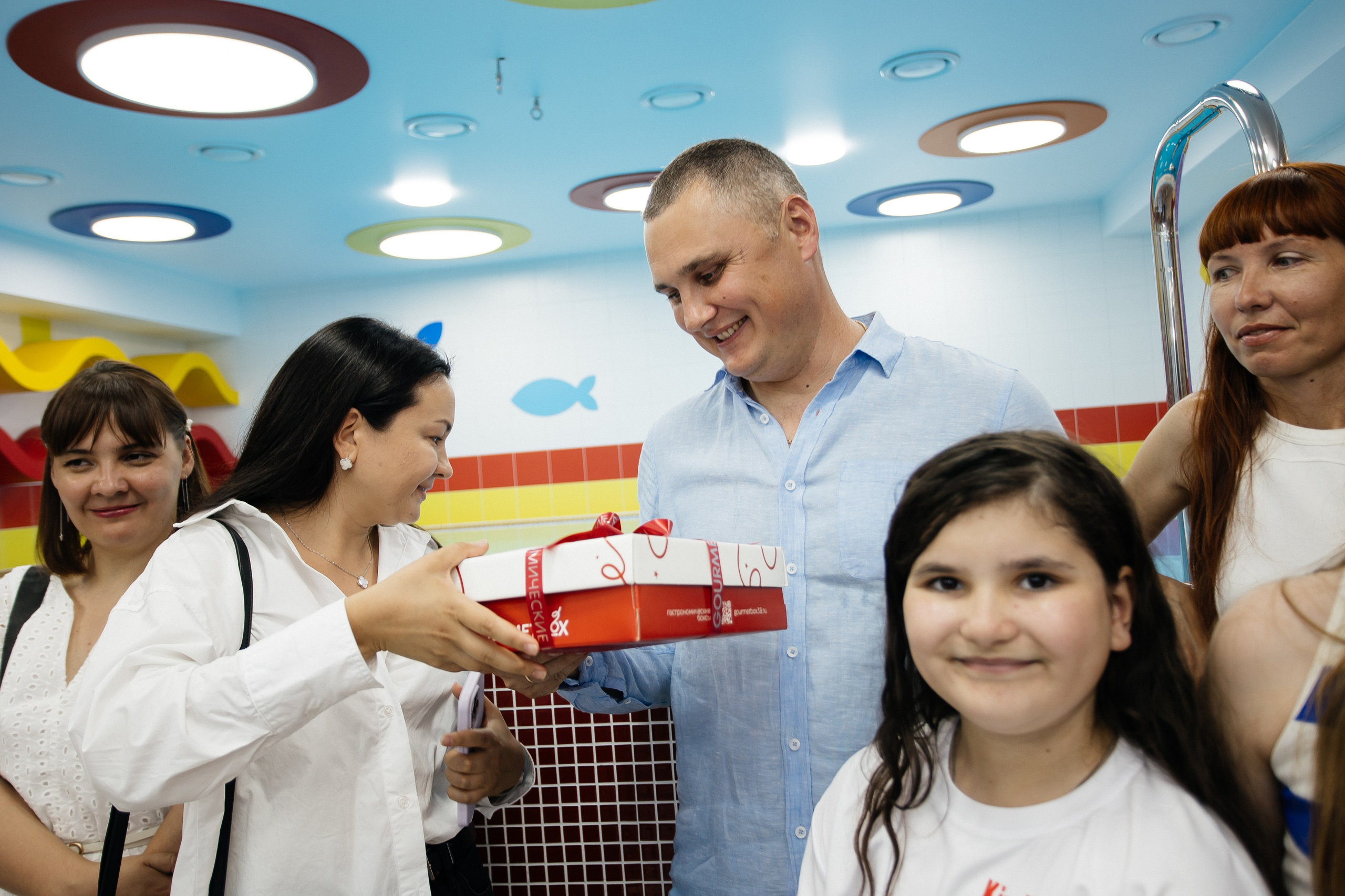 Открытие бассейна. Фотограф в Иркутске