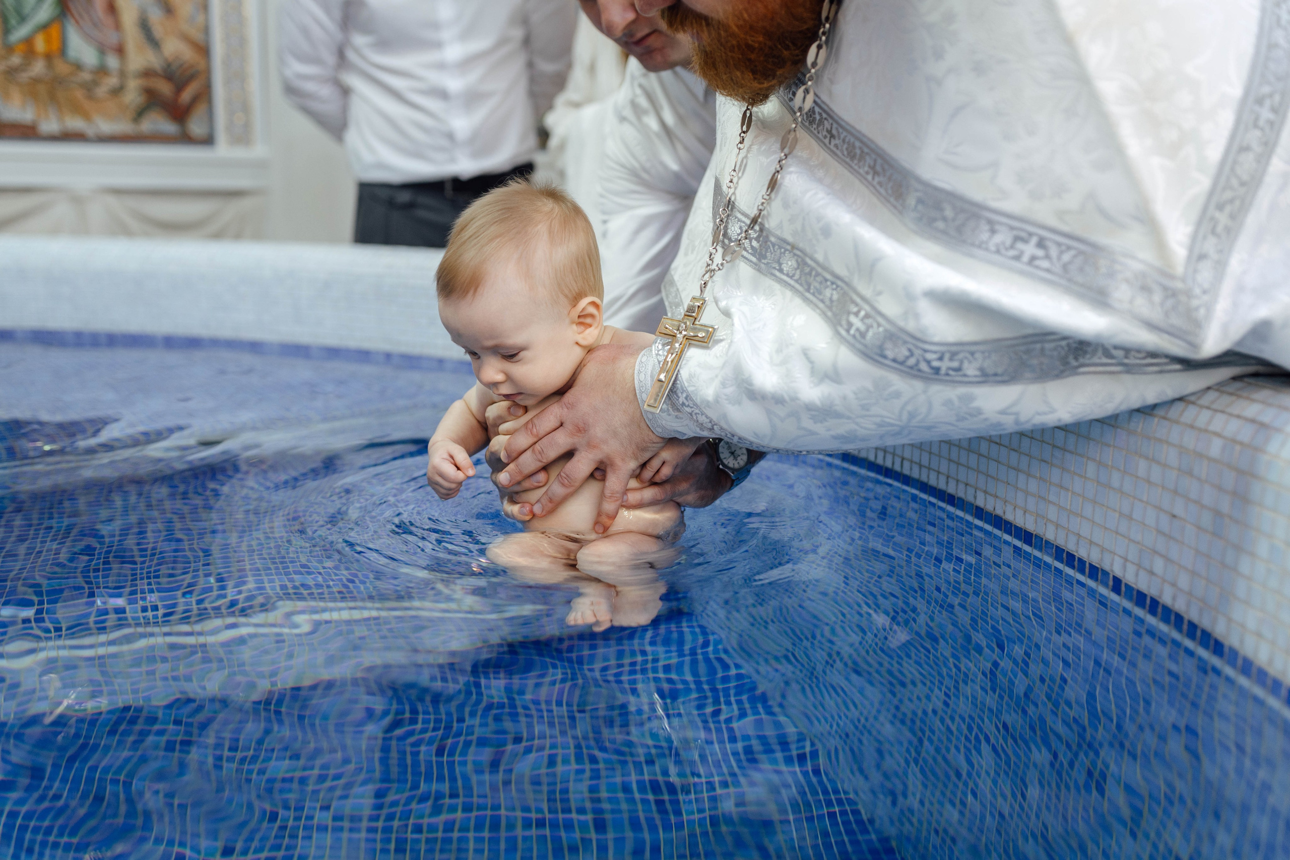 Крещение Демида, храм Святой Троицы, декабрь 2025