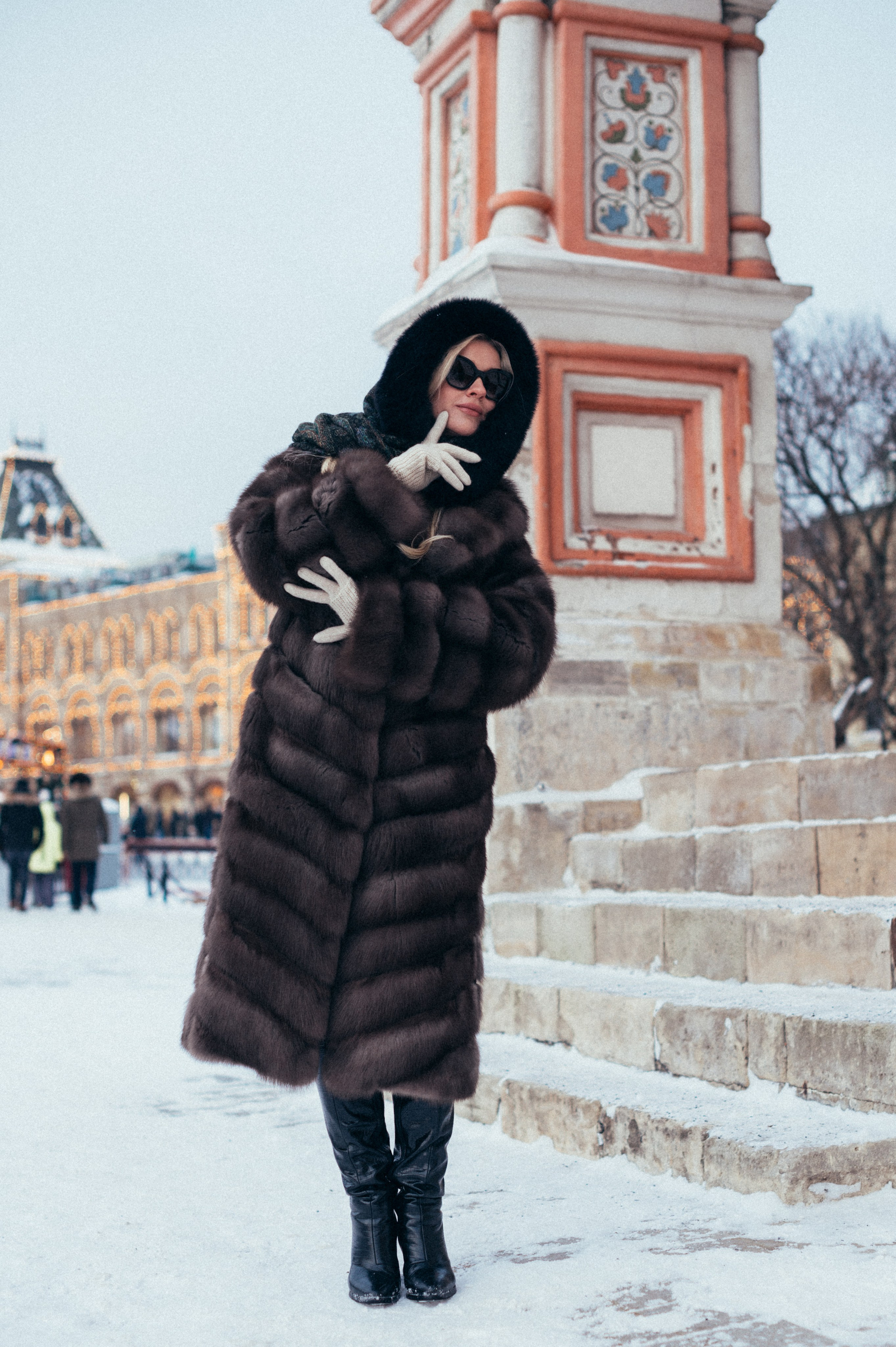 Фотосессия Russian girl / Звенит январская вьюга. Фотосессии в Москве, женский и семейный фотограф Юлия Михайленко