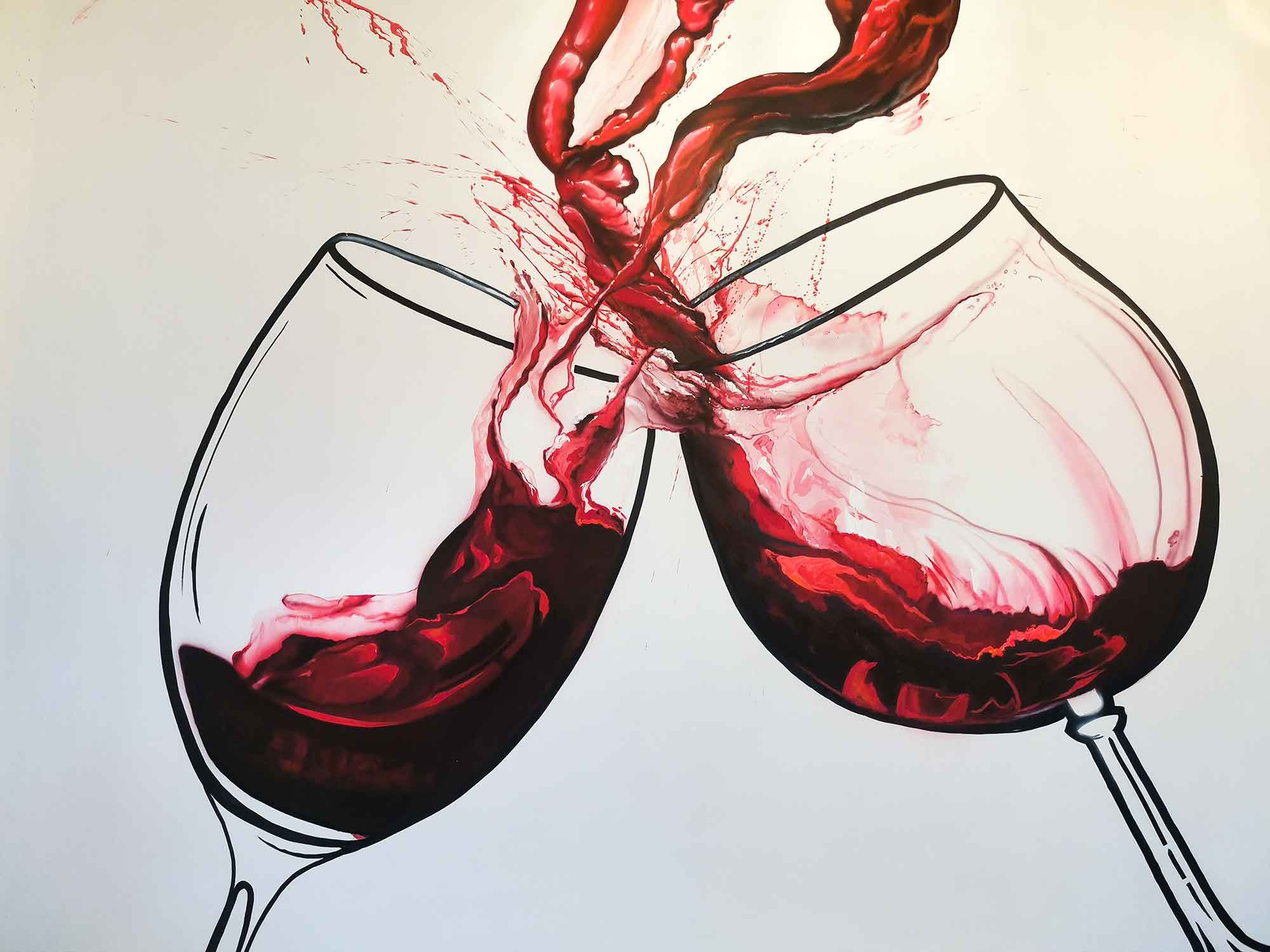 Еще немного росписи стен