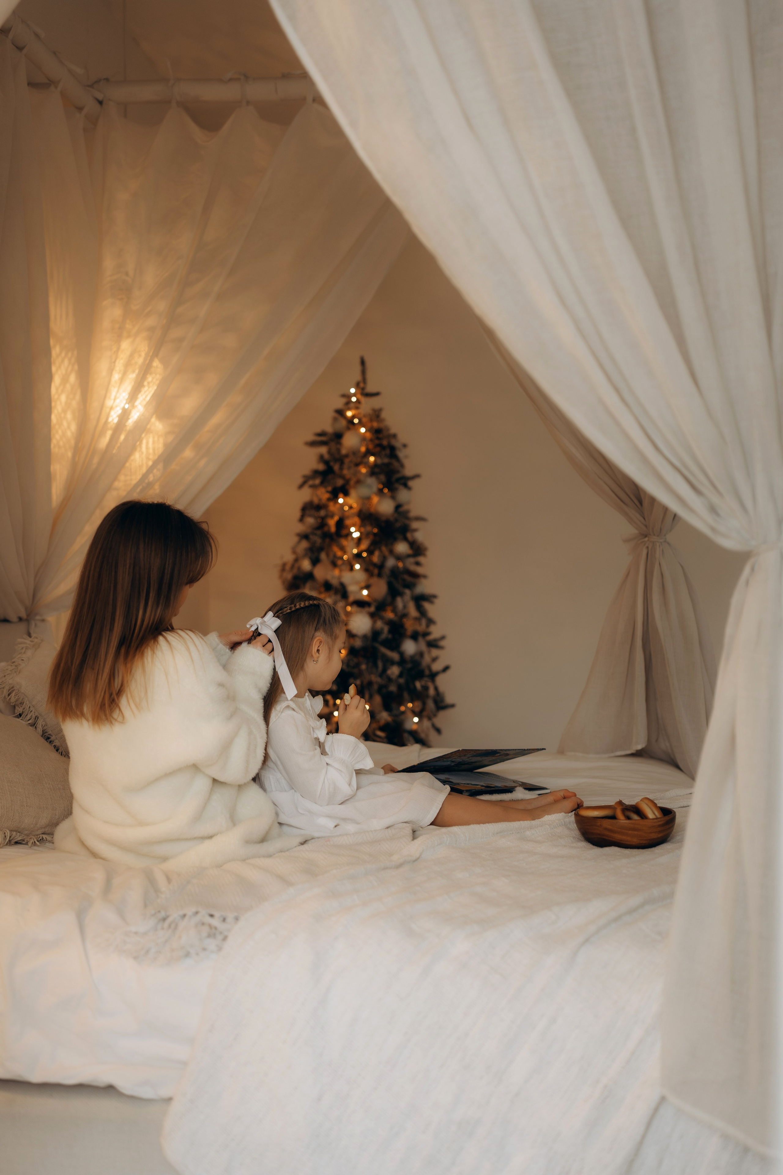 Новогодняя. Семейный фотограф Москва. Фотограф беременности и материнства Москва