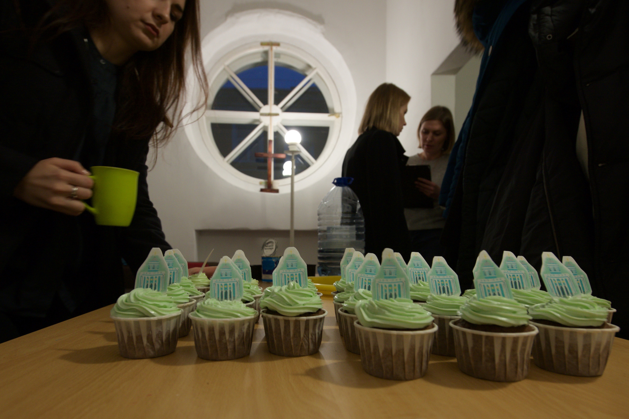 Cakes with the image of Annenkirche.