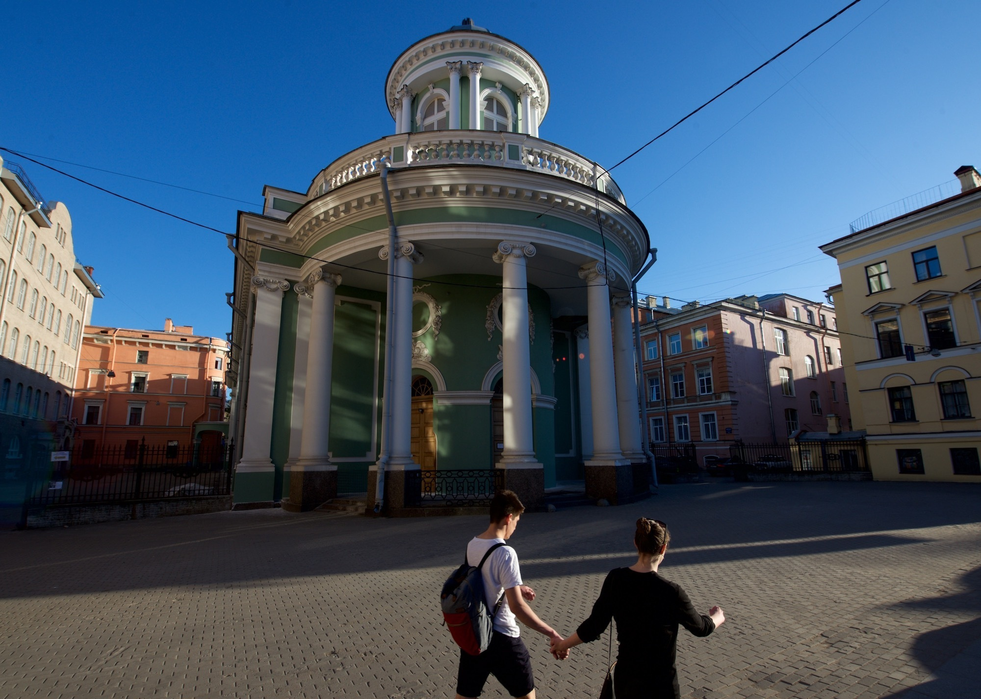 Facade of the church of St. Anne.