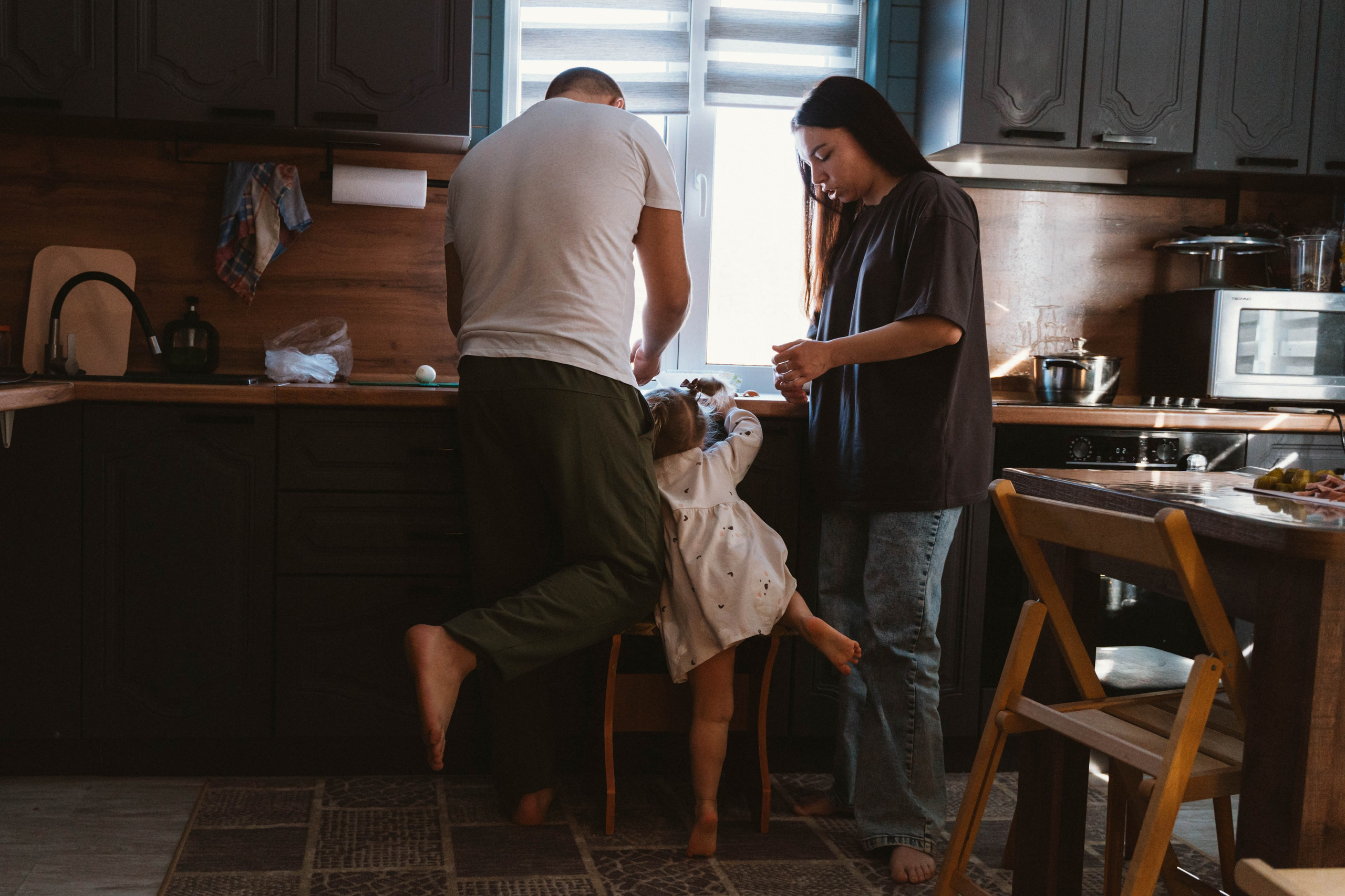 Артем Настя и Манюнька. Семейный фотограф в Москве Алёна Шестунова