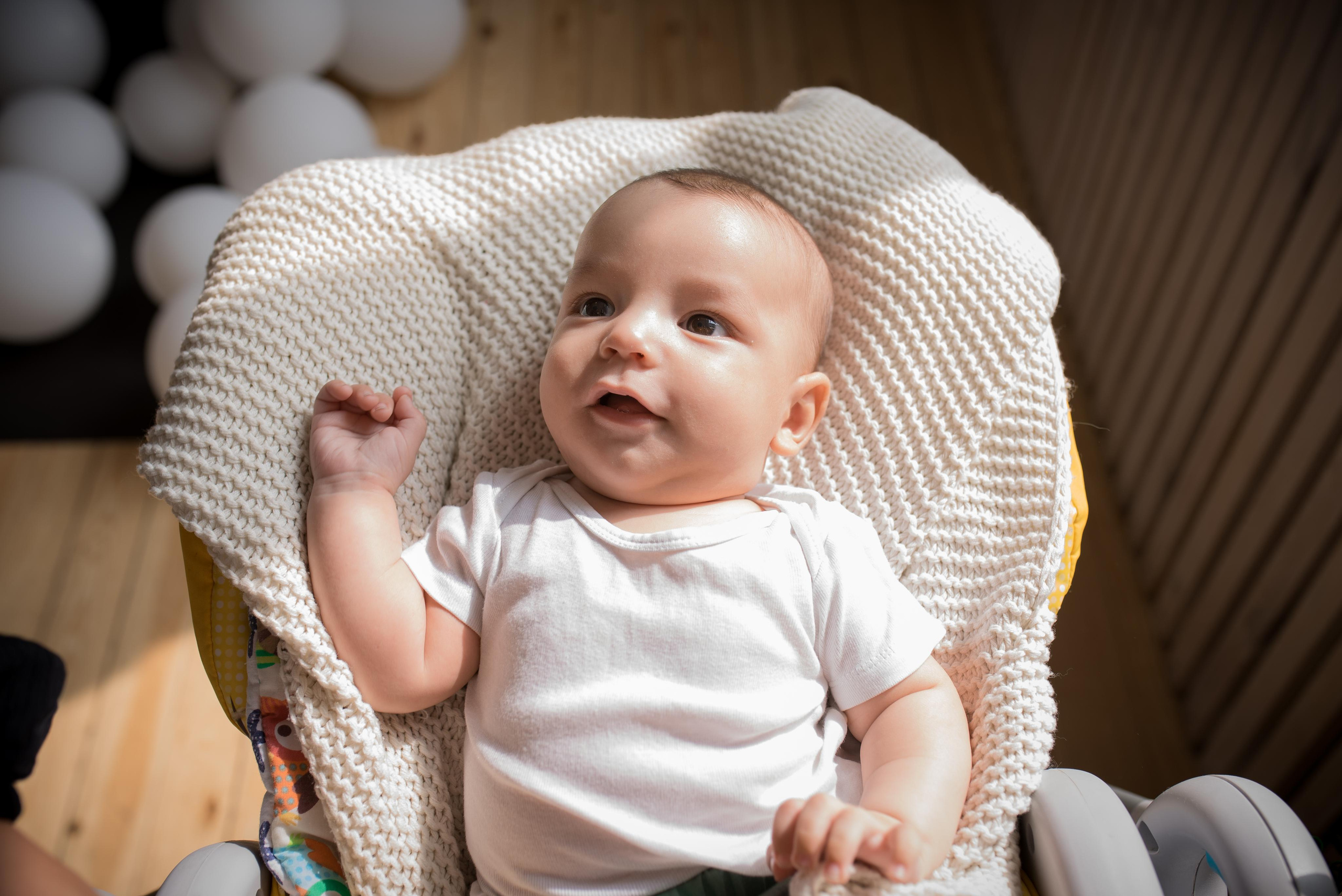 Артур, 3 месяца (фотостудия Цех № 6). Фотограф новорожденных в Екатеринбурге Лена Ильина