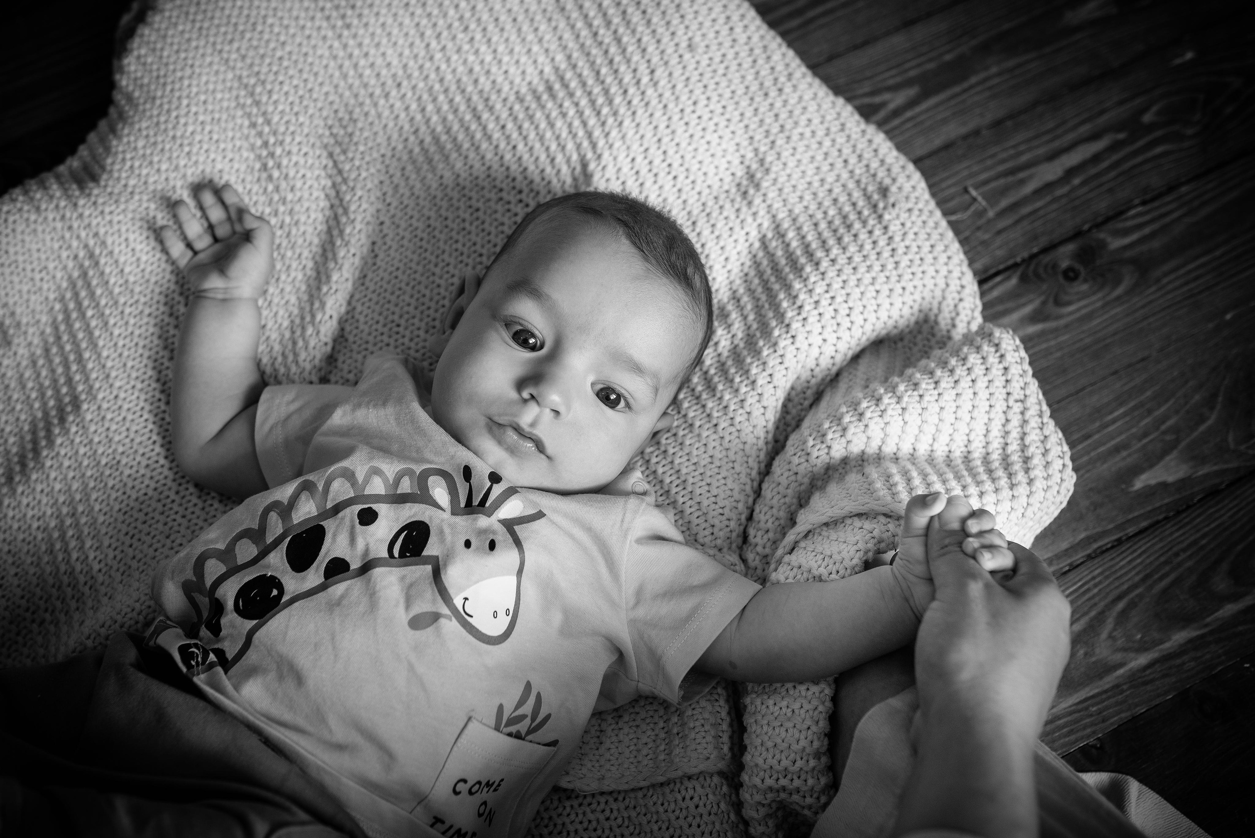 Артур, 3 месяца (фотостудия Цех № 6). Фотограф новорожденных в Екатеринбурге Лена Ильина