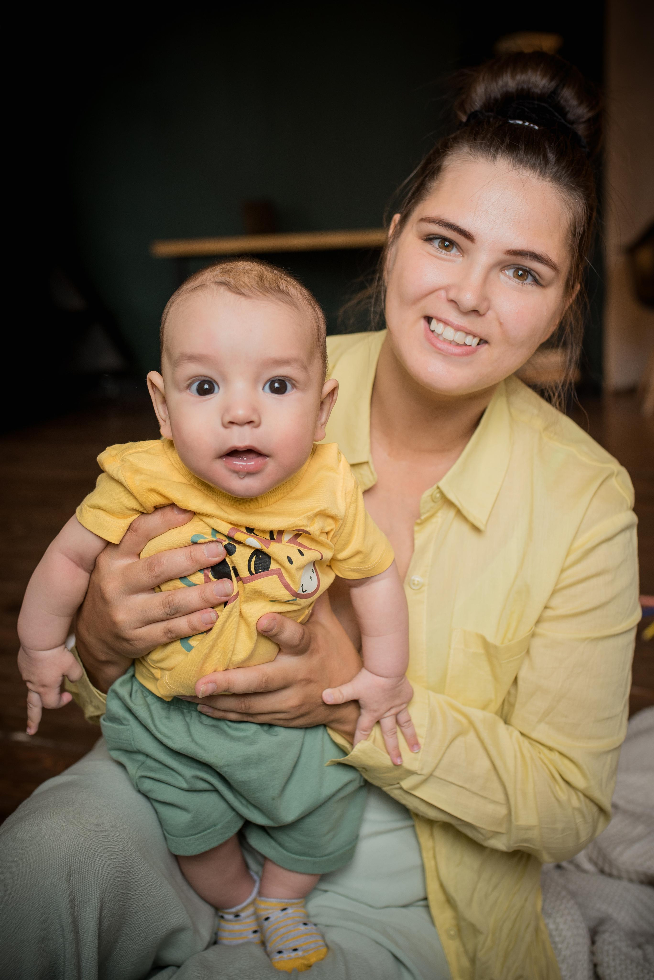 Артур, 3 месяца (фотостудия Цех № 6). Фотограф новорожденных в Екатеринбурге Лена Ильина