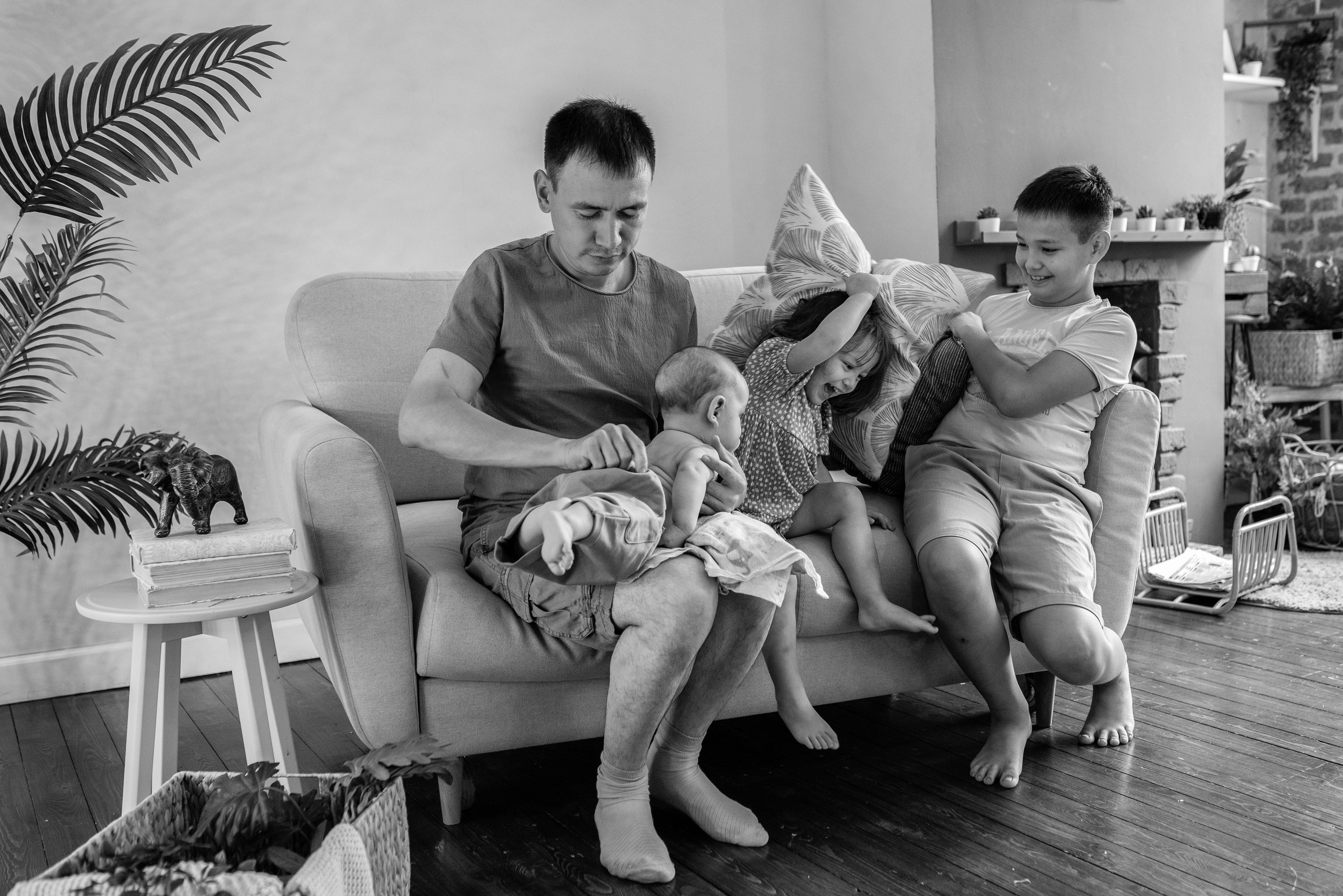 Артур, 3 месяца (фотостудия Цех № 6). Фотограф новорожденных в Екатеринбурге Лена Ильина