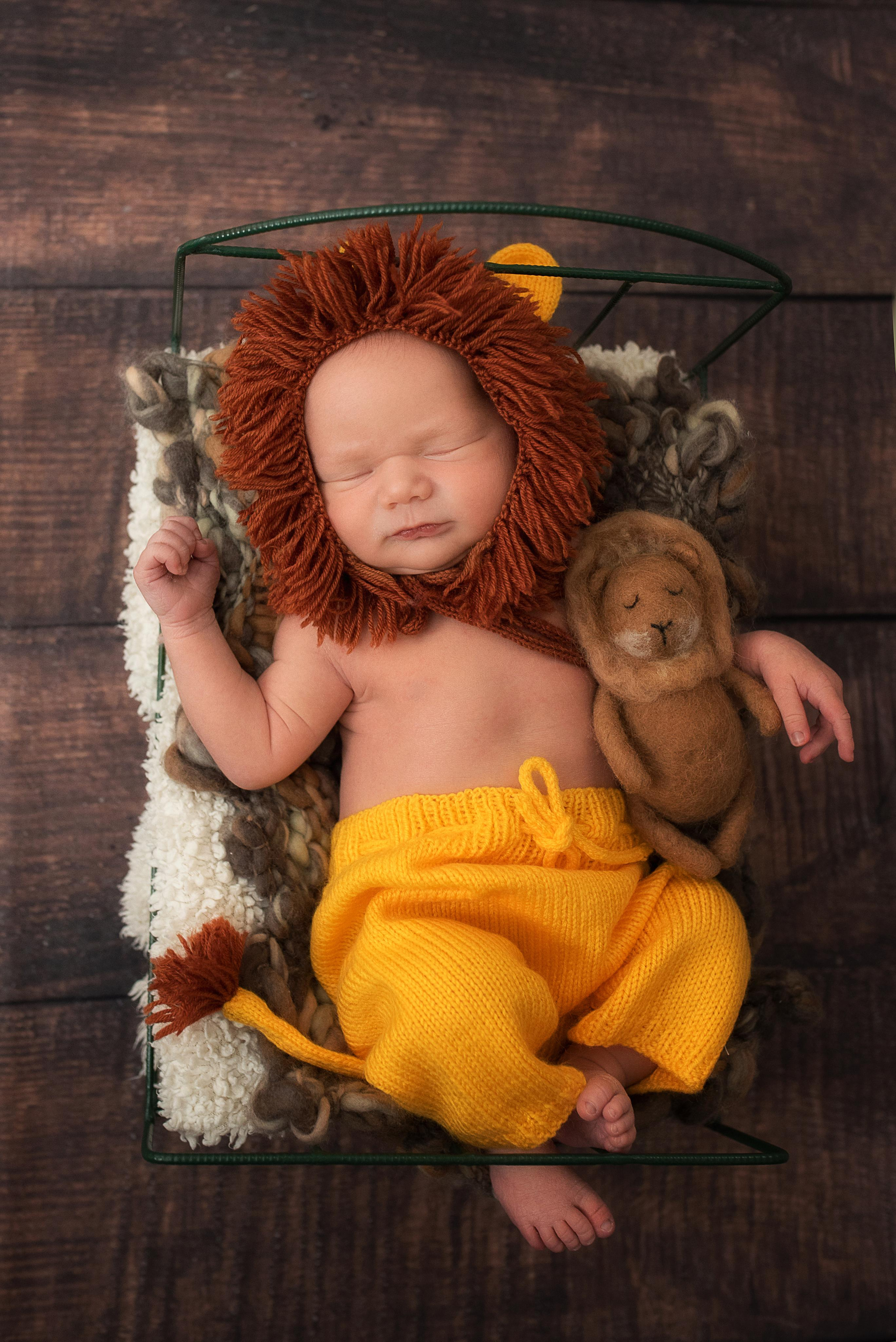 Лев_5 дней. Фотограф новорожденных в Екатеринбурге Лена Ильина