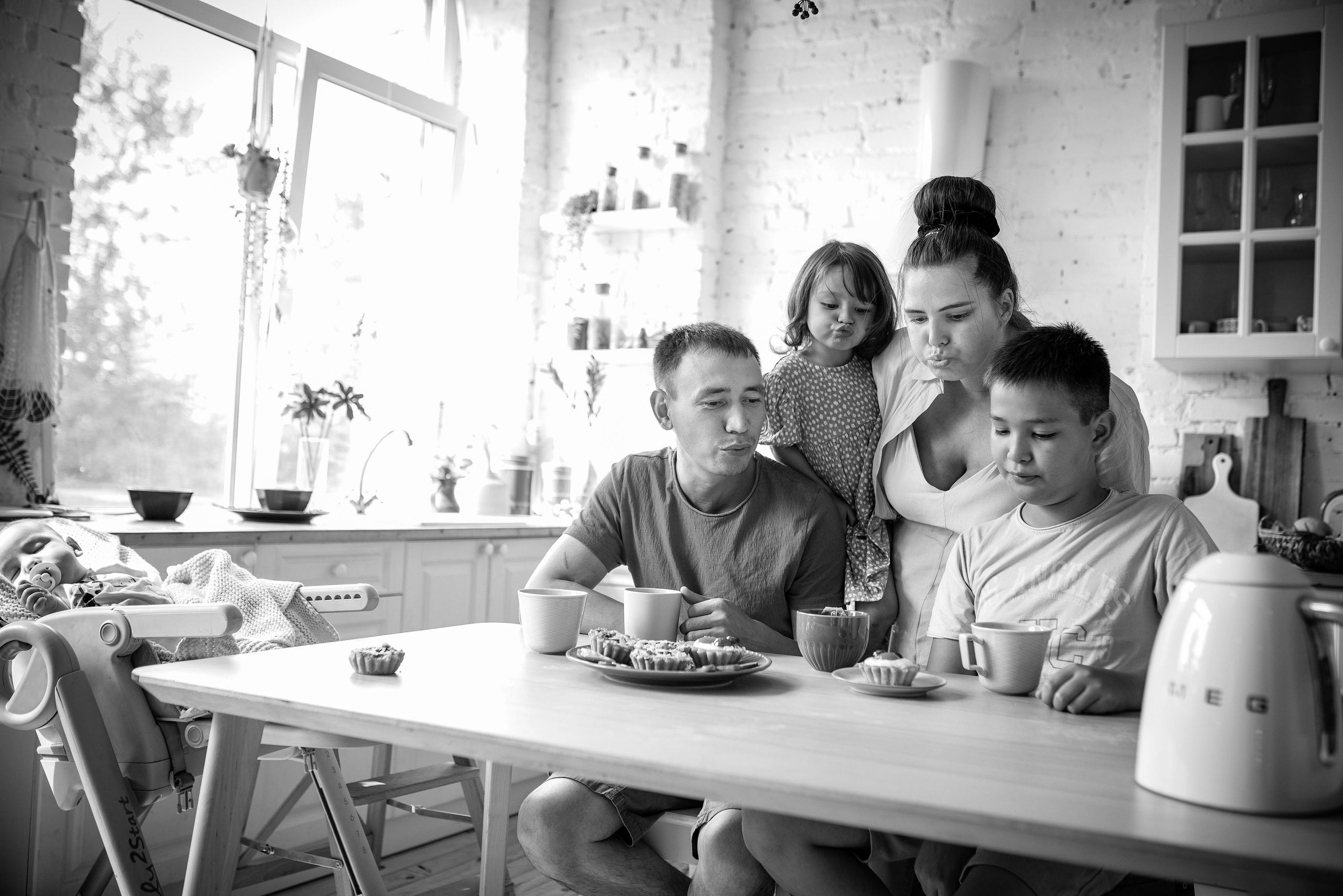 Артур, 3 месяца (фотостудия Цех № 6). Фотограф новорожденных в Екатеринбурге Лена Ильина