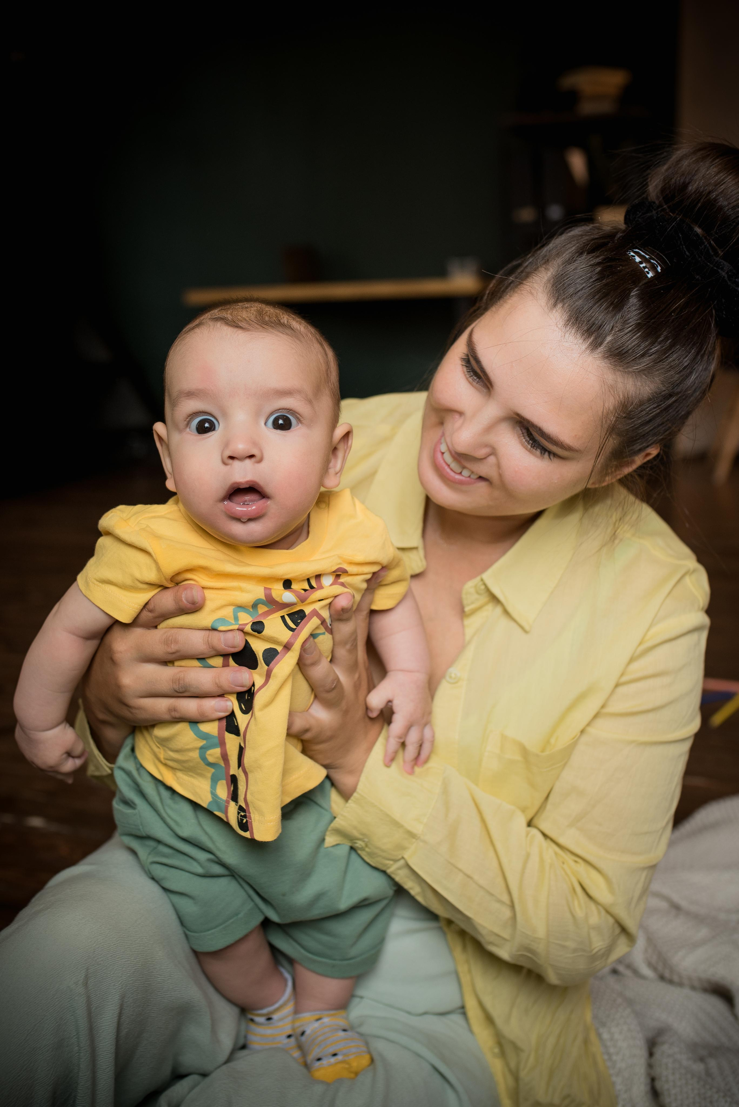 Артур, 3 месяца (фотостудия Цех № 6). Фотограф новорожденных в Екатеринбурге Лена Ильина