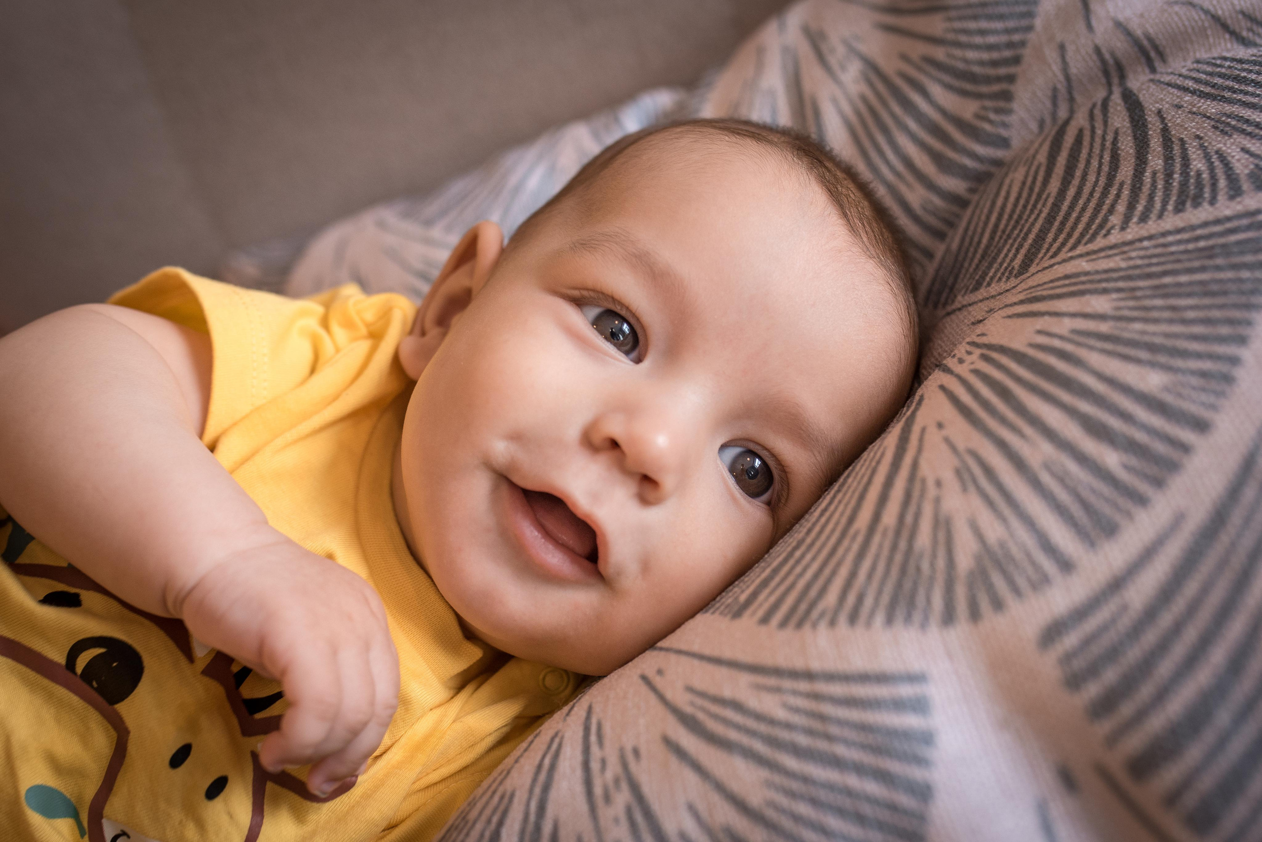 Артур, 3 месяца (фотостудия Цех № 6). Фотограф новорожденных в Екатеринбурге Лена Ильина