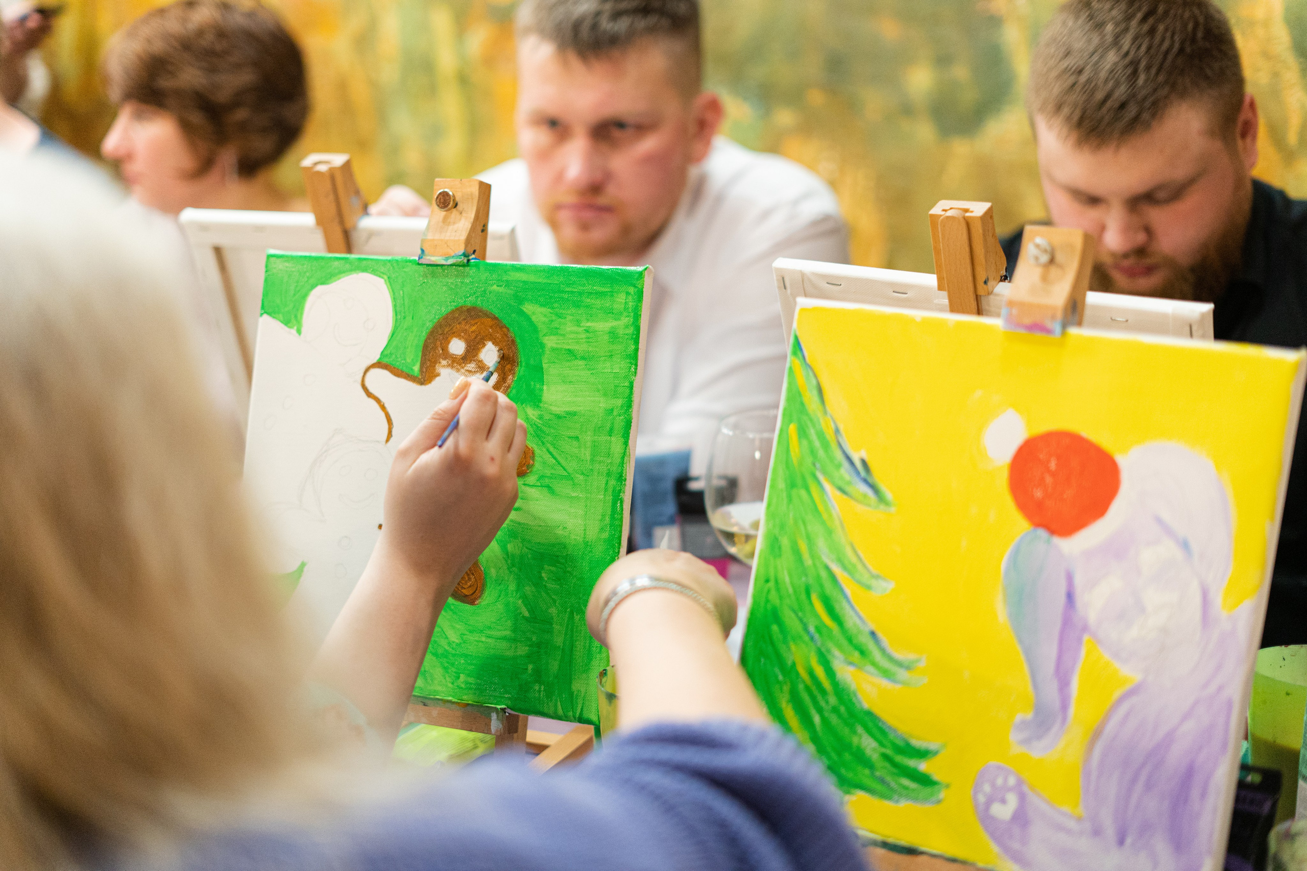 Корпоратив Teach Me Art 2. Портретный фотограф в Москве и Санкт-Петербурге Арина Чех