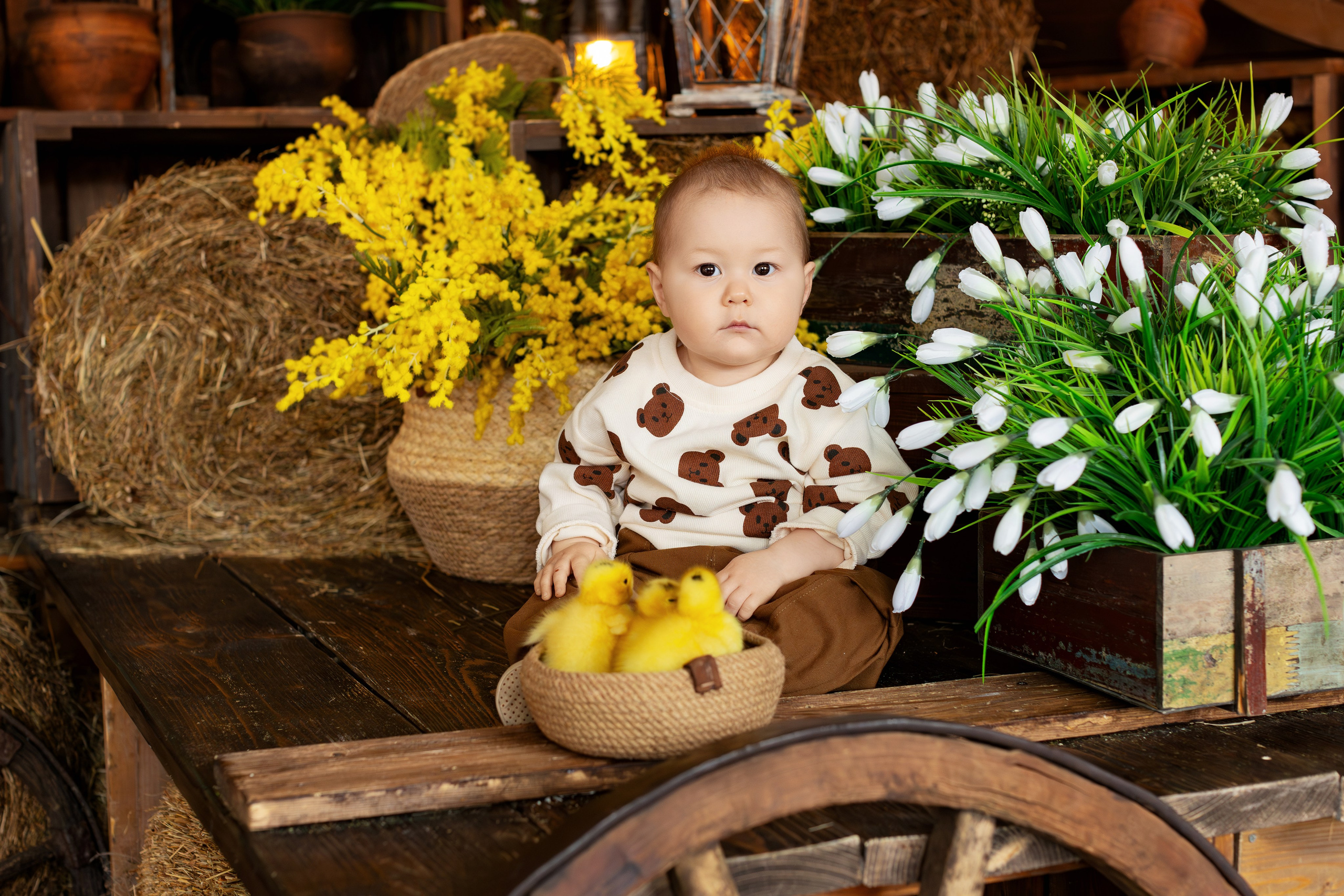 Фотосесии с Утятами и Кроликами (Пасхальные Фотосессии). Семейный и Детский фотограф в Москва Скворцова Татьяна