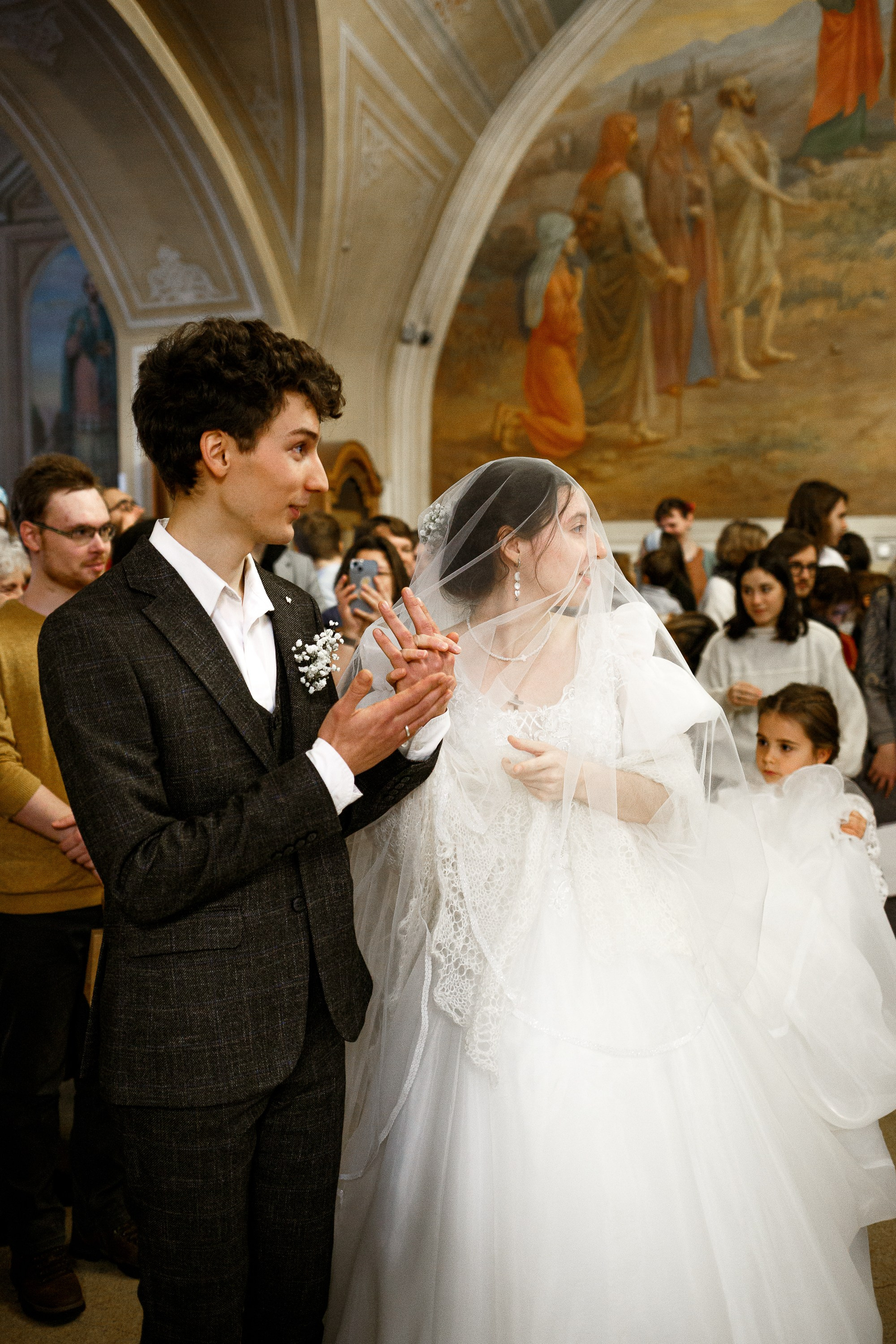 Венчание в храме Космы и Дамиана в Шубине