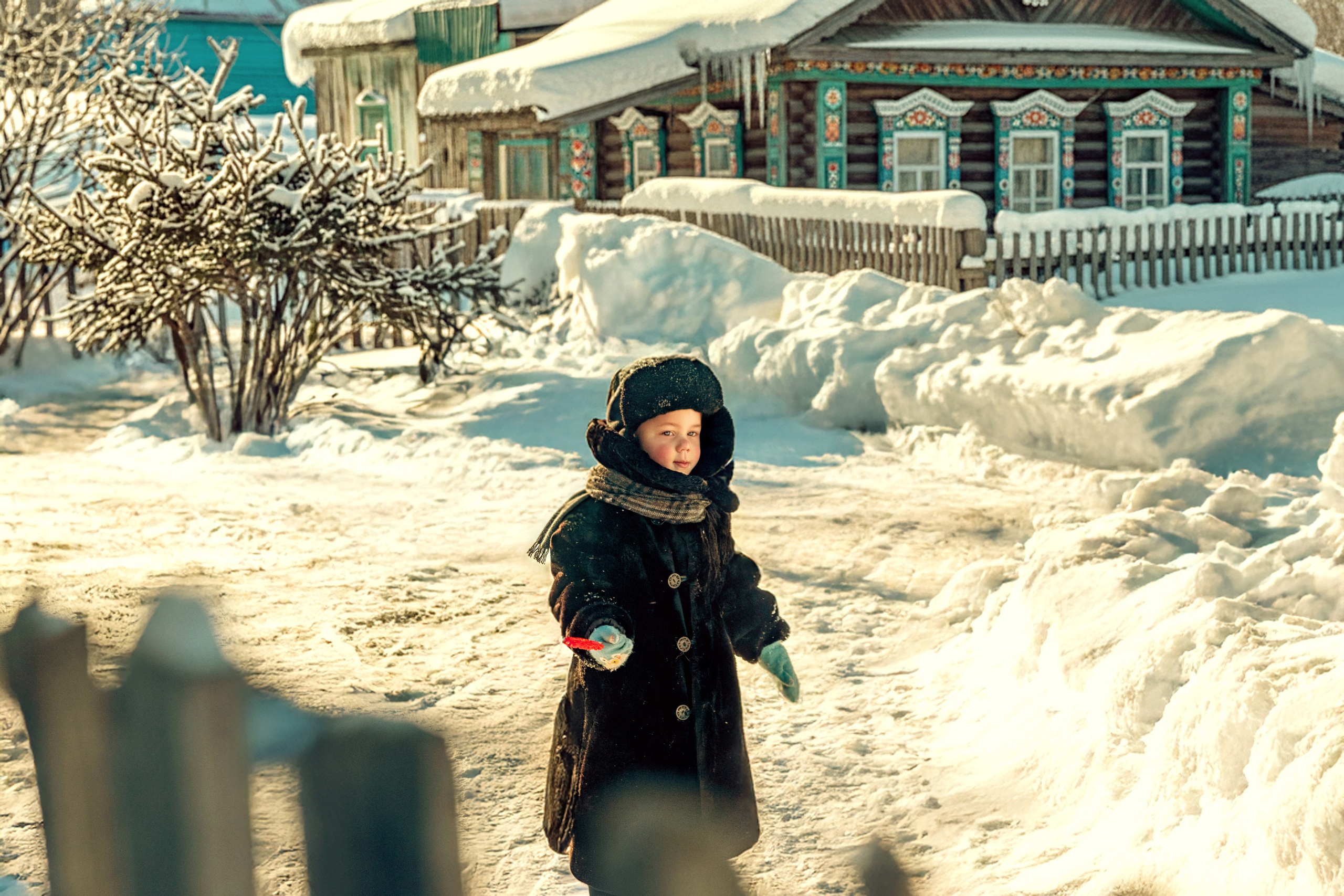 Зимние забавы. Семейный, свадебный и детский фотограф в Новосибирске Ольга Хидченко