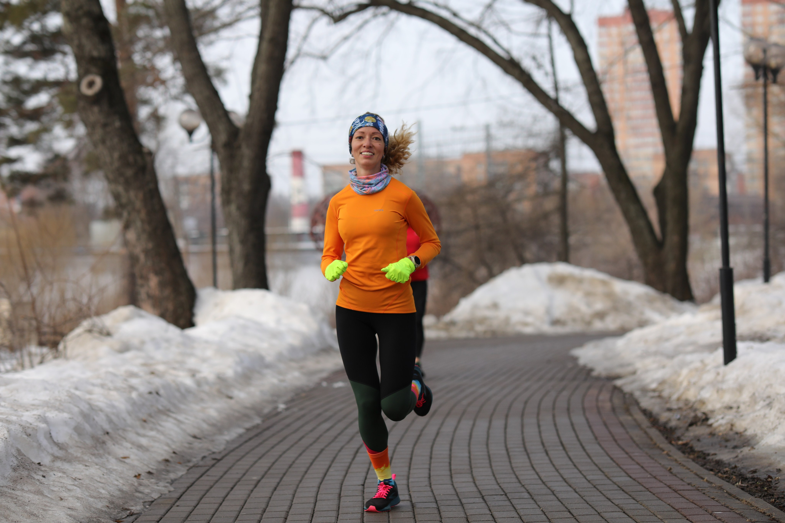 95-й масленичный забег 5 вёрст Химки, 16 марта 2024 г. Фотограф Сергей Ловкий