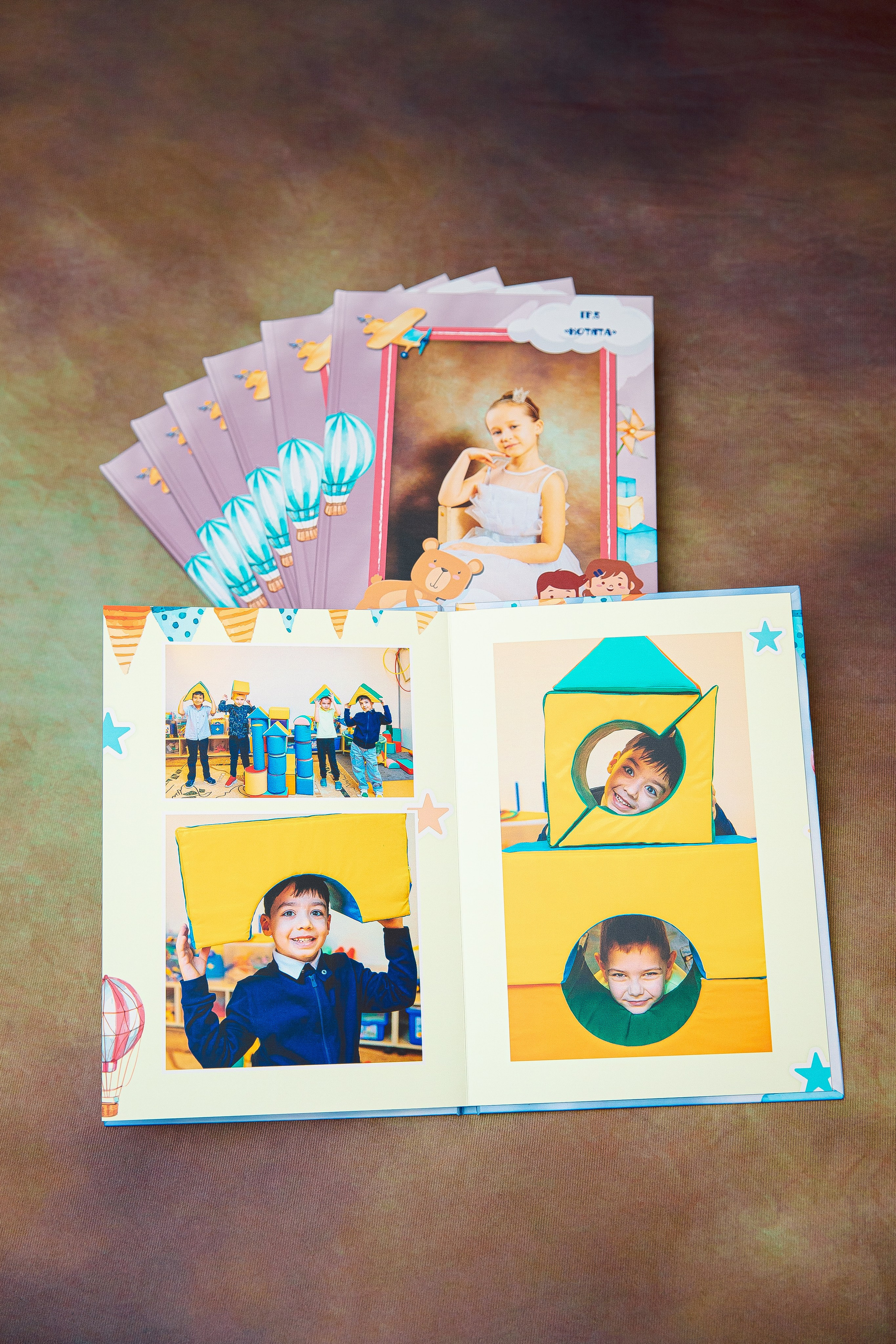 Выпускные альбомы_детский сад. Семейный и детский фотограф в Москве Тихонова Ксения