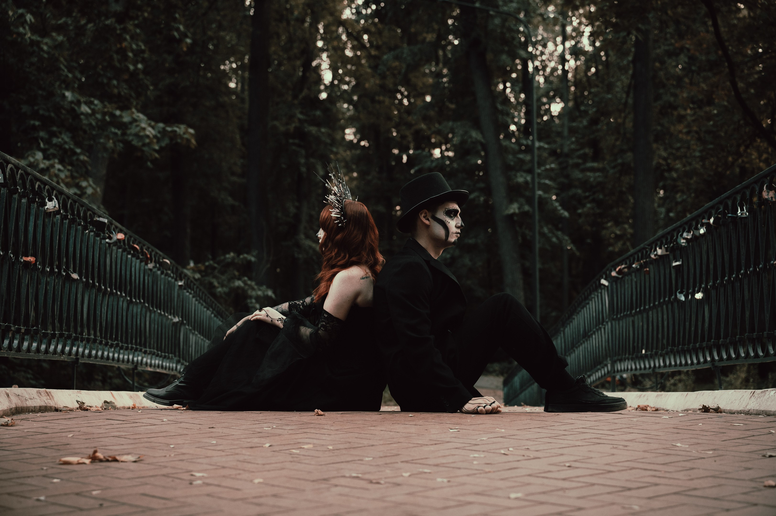 Halloween (Roman and Natalia). Photographer in Moscow Anna Chistiakova