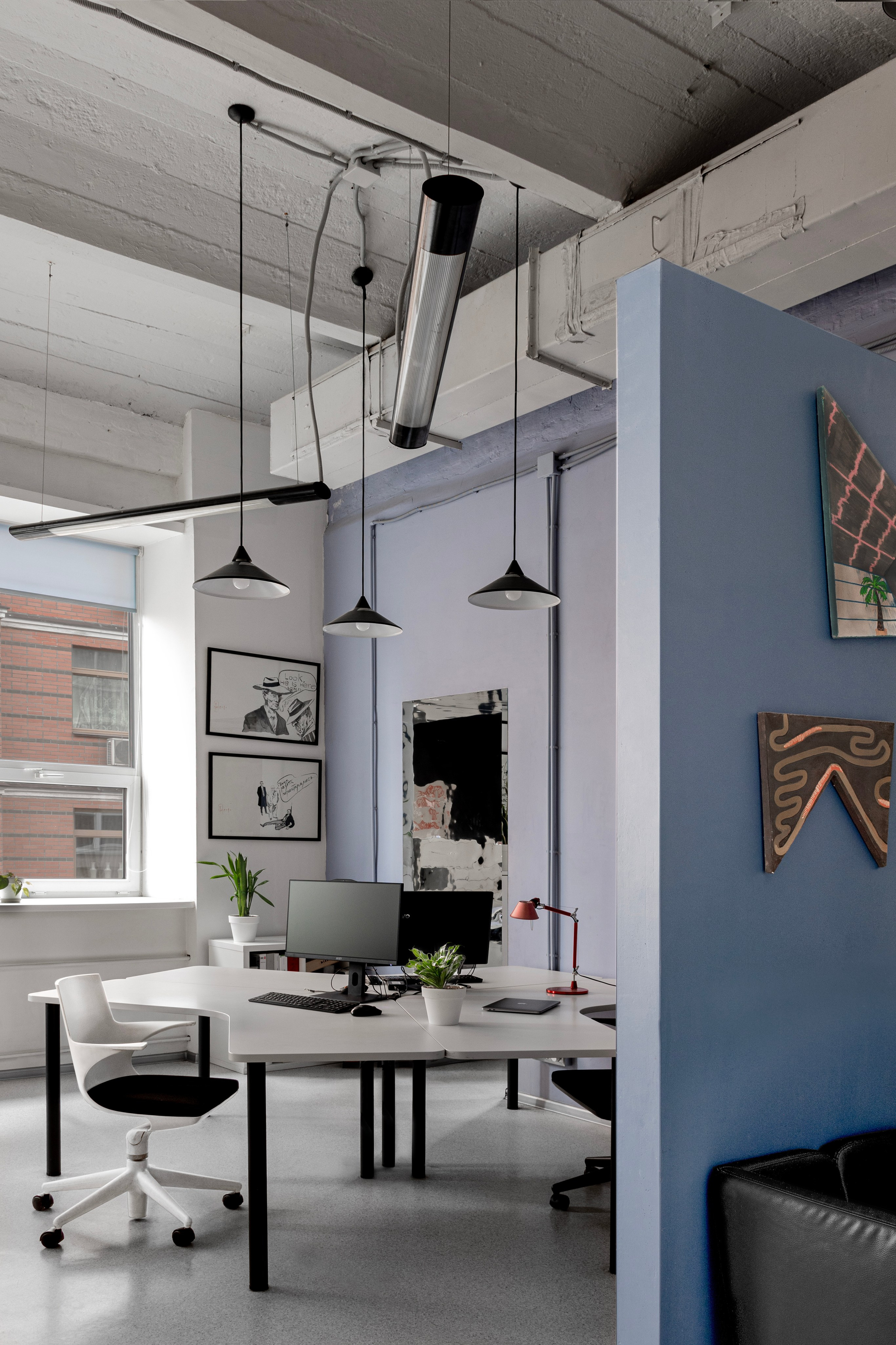 Офис компании Точка дизайна. Интерьерный фотограф Варвара Чеснокова