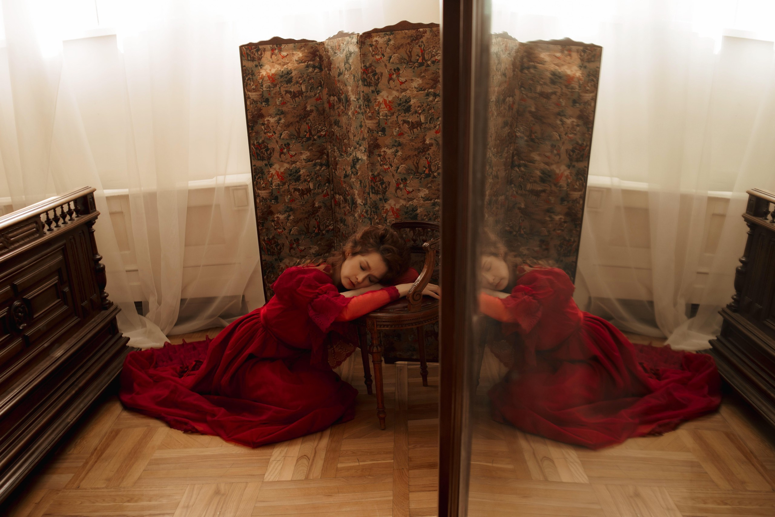 Ева. Художественная винтажная фотография