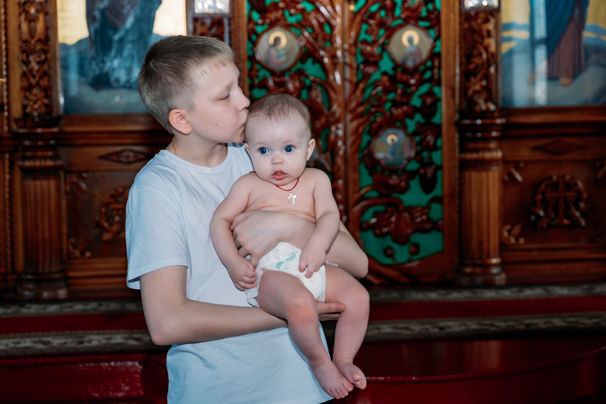 Таинство Крещения. Фотограф Алёна Царькова. Киселевск