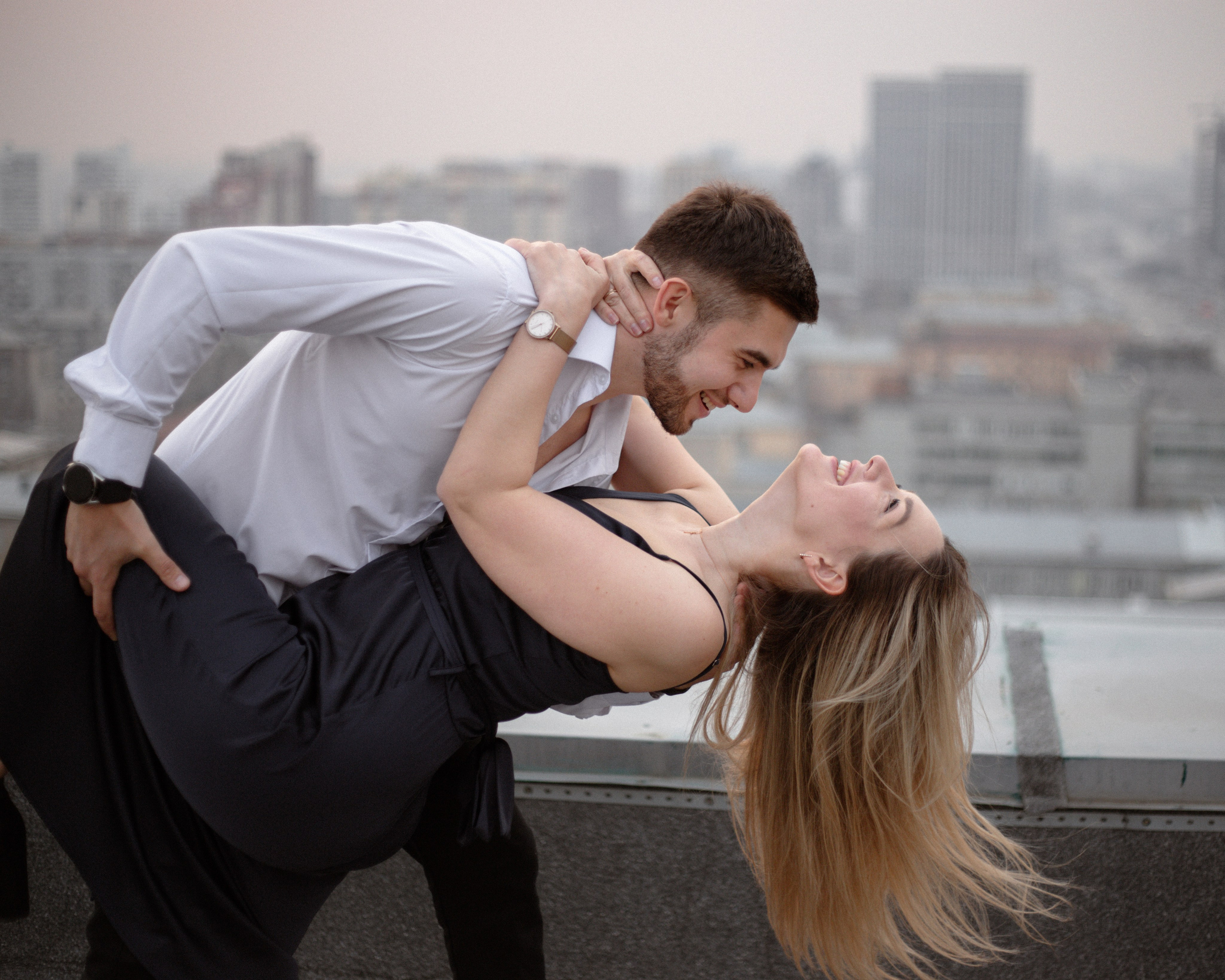 Любовь на крыше. Свадебный и портретный фотограф в Новосибирске Любовь Исакова