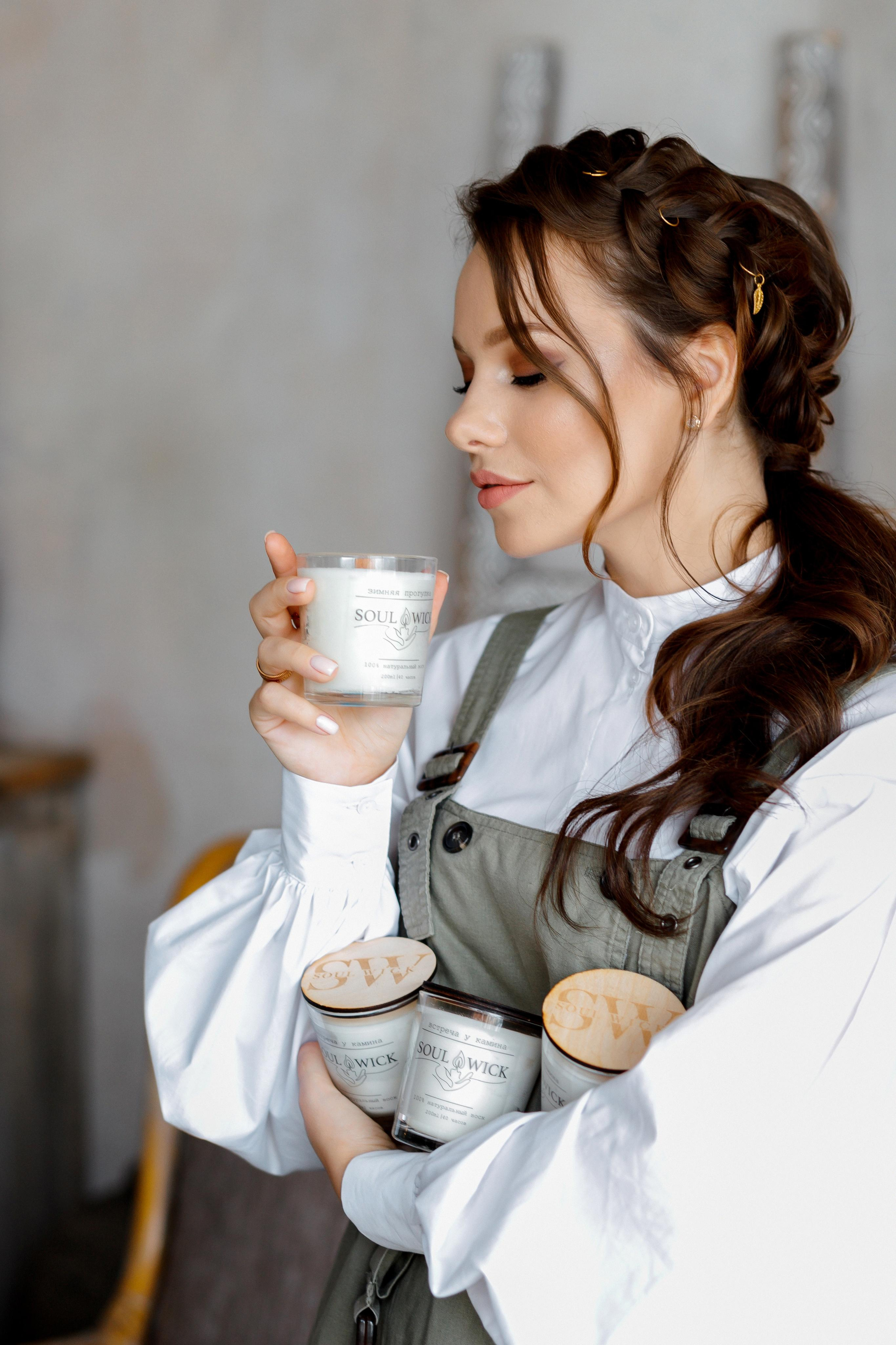 Имиджевая фотосессия для создателя свечей. Фотограф Александра Сыщенко