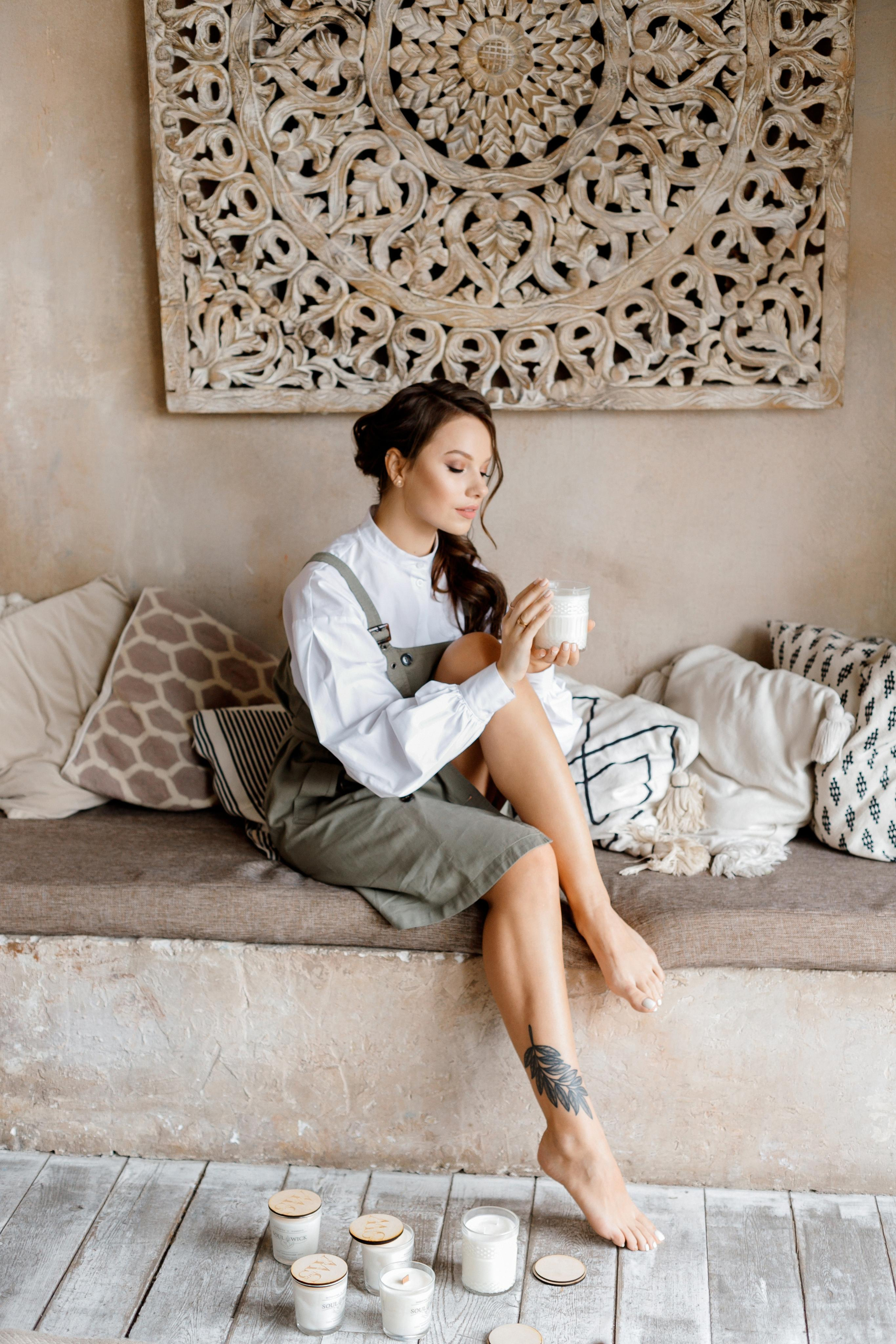 Имиджевая фотосессия для создателя свечей. Фотограф Александра Сыщенко