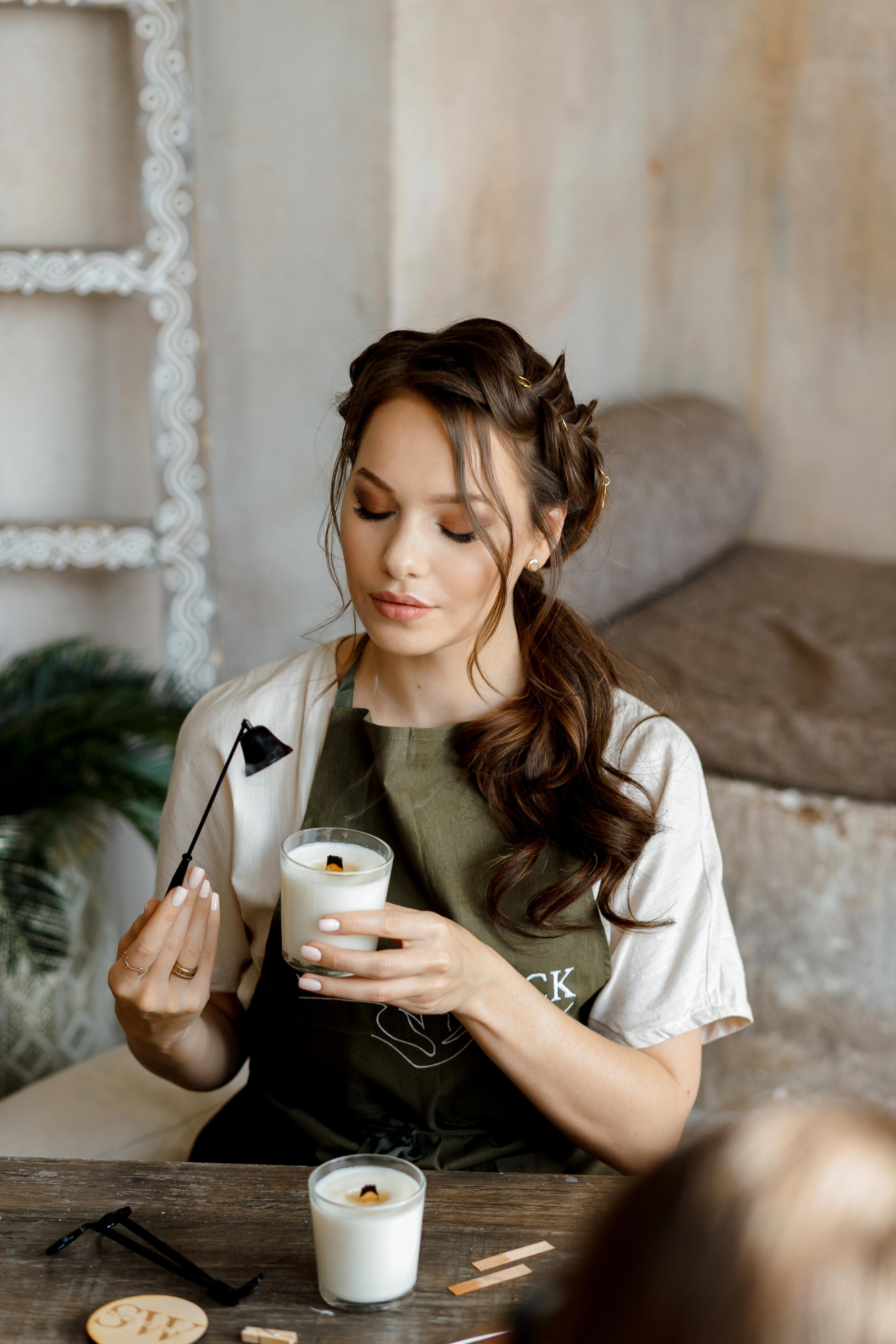 Имиджевая фотосессия для создателя свечей. Фотограф Александра Сыщенко