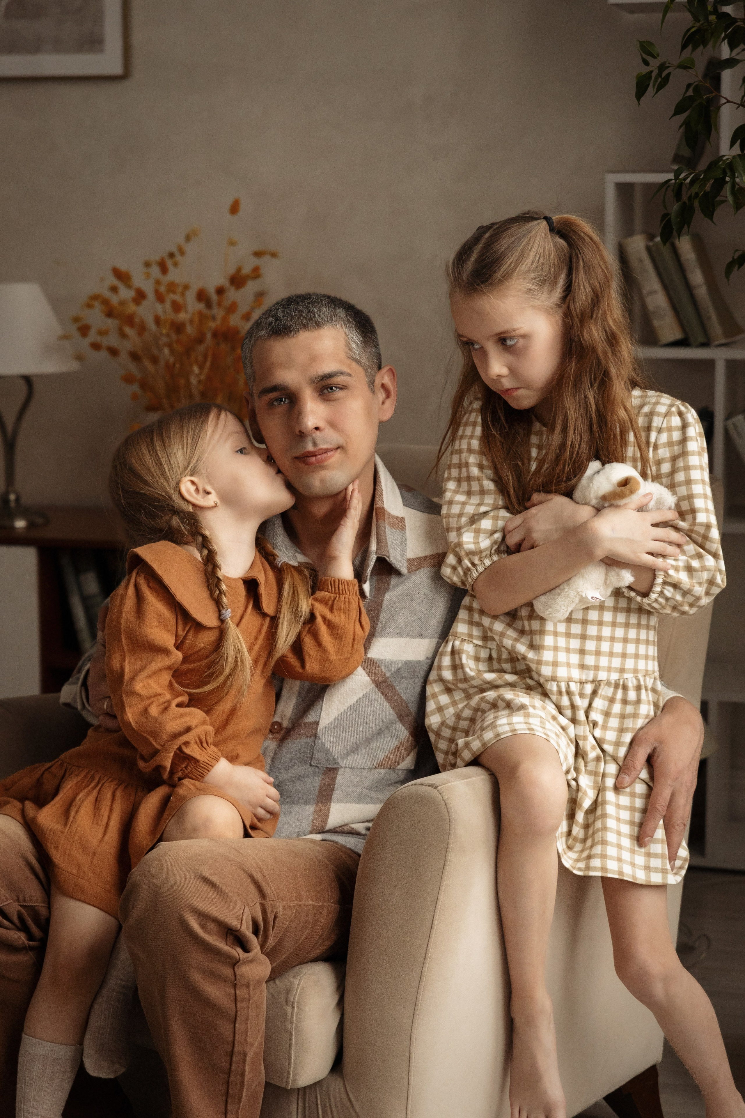 Семейная фотосессия дома. Семейный фотограф в Москве Трубинова Екатерина