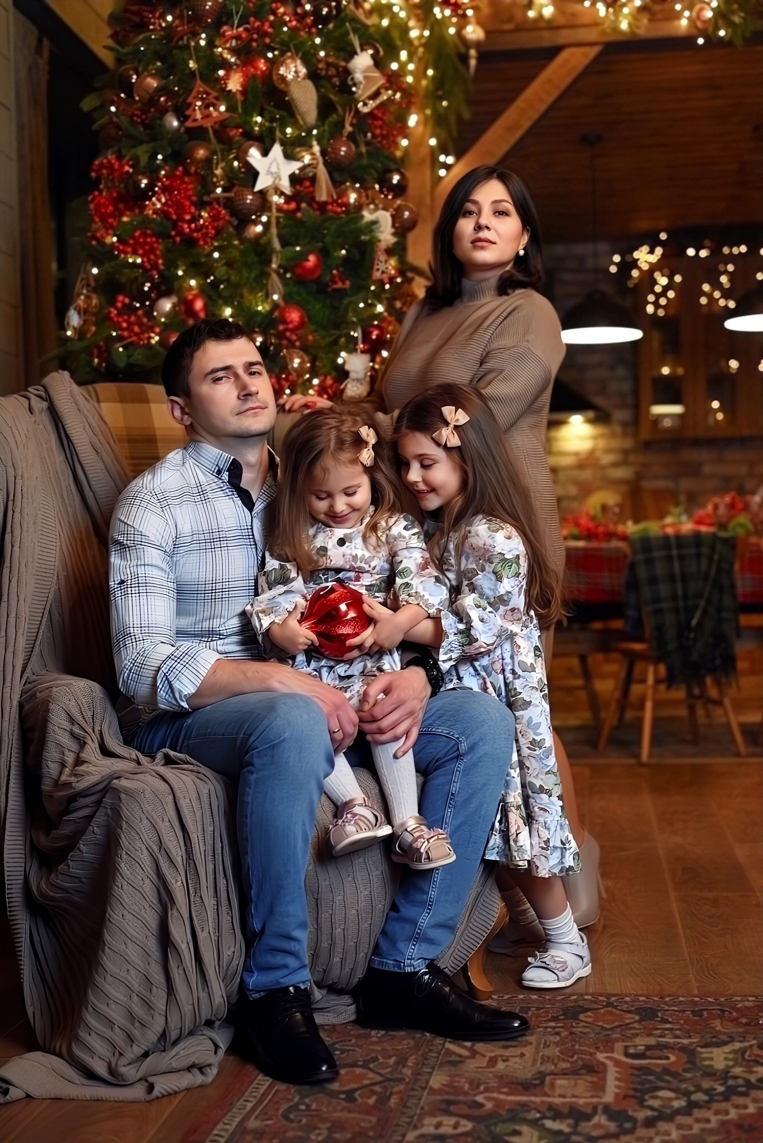 Дарья с семьей в Шале. Семейный и детский фотограф Москва