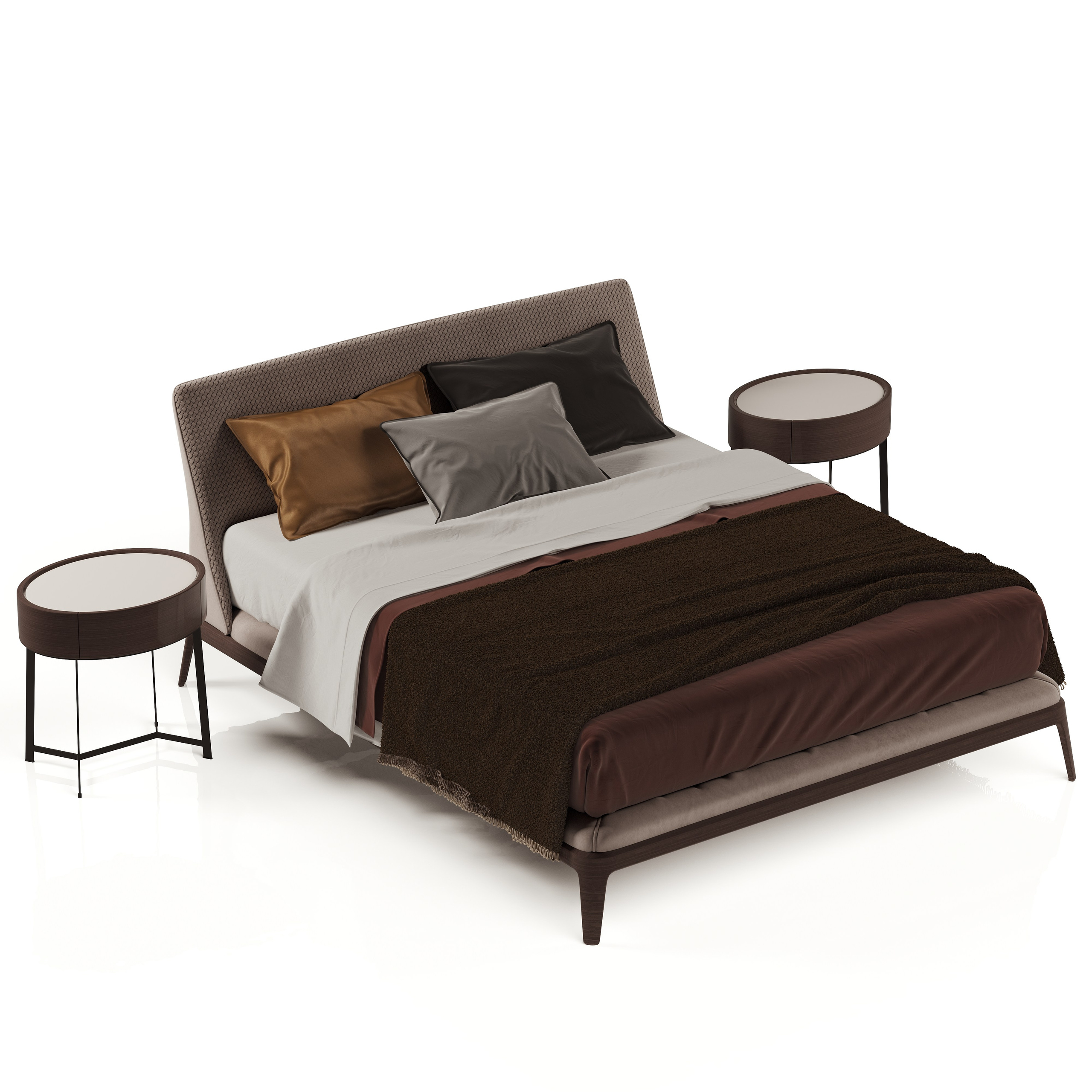 профессиональная предметная визуализация кровати POLIFORM