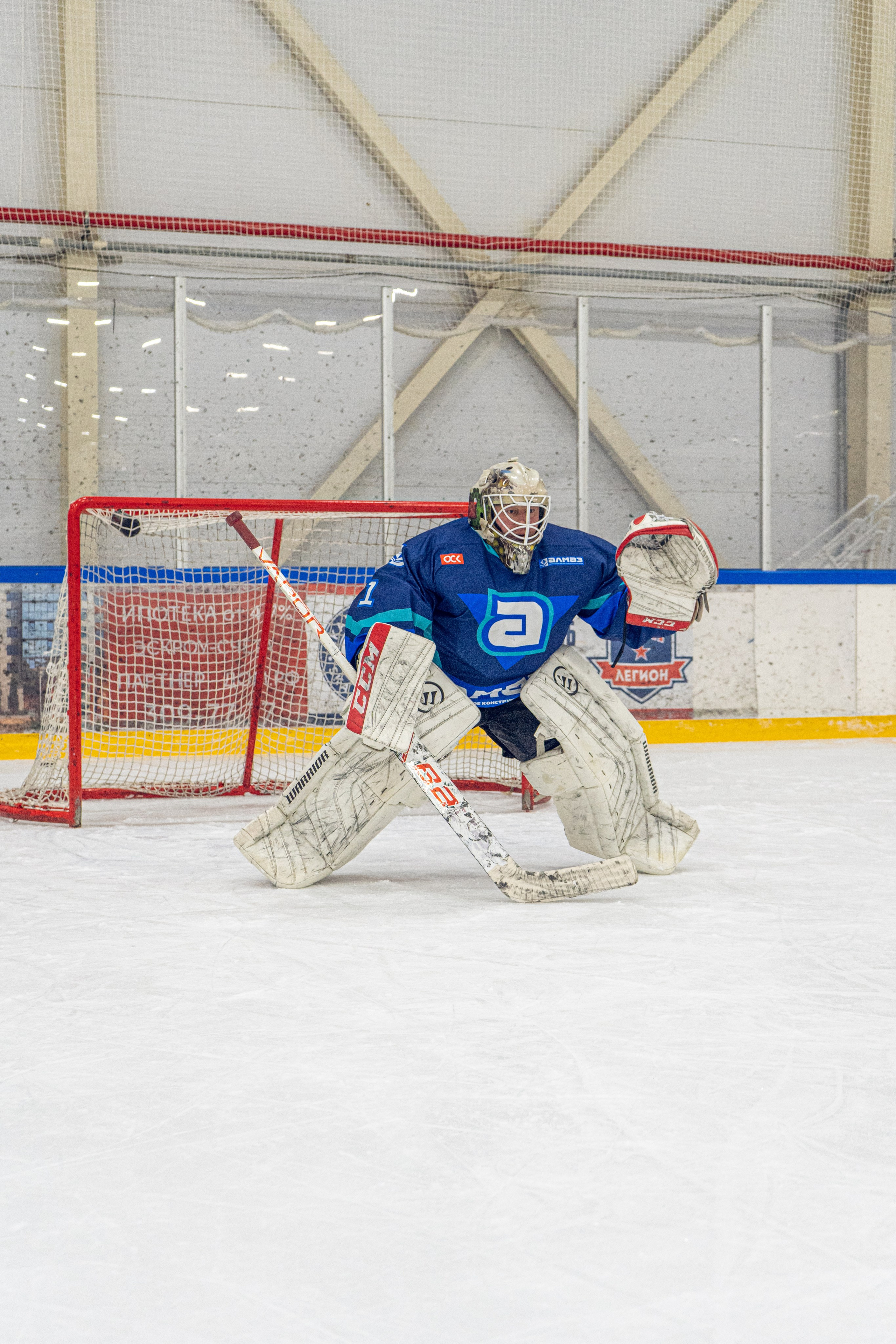 Тренировка по хоккею «ЦМКБ «Алмаз»
