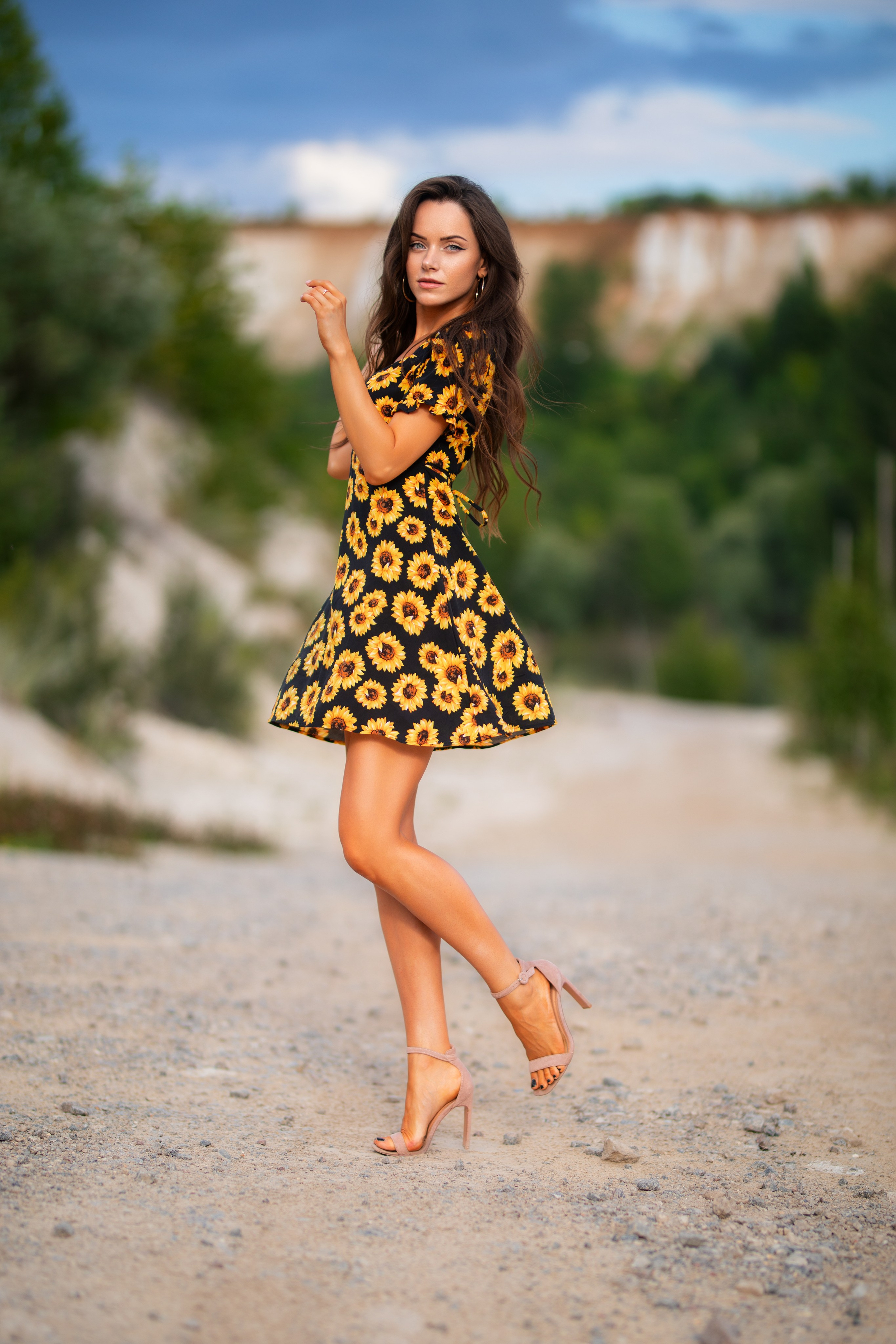 Летняя съемка с Екатериной на природе в парке Белый Колодец в формате для «себя»